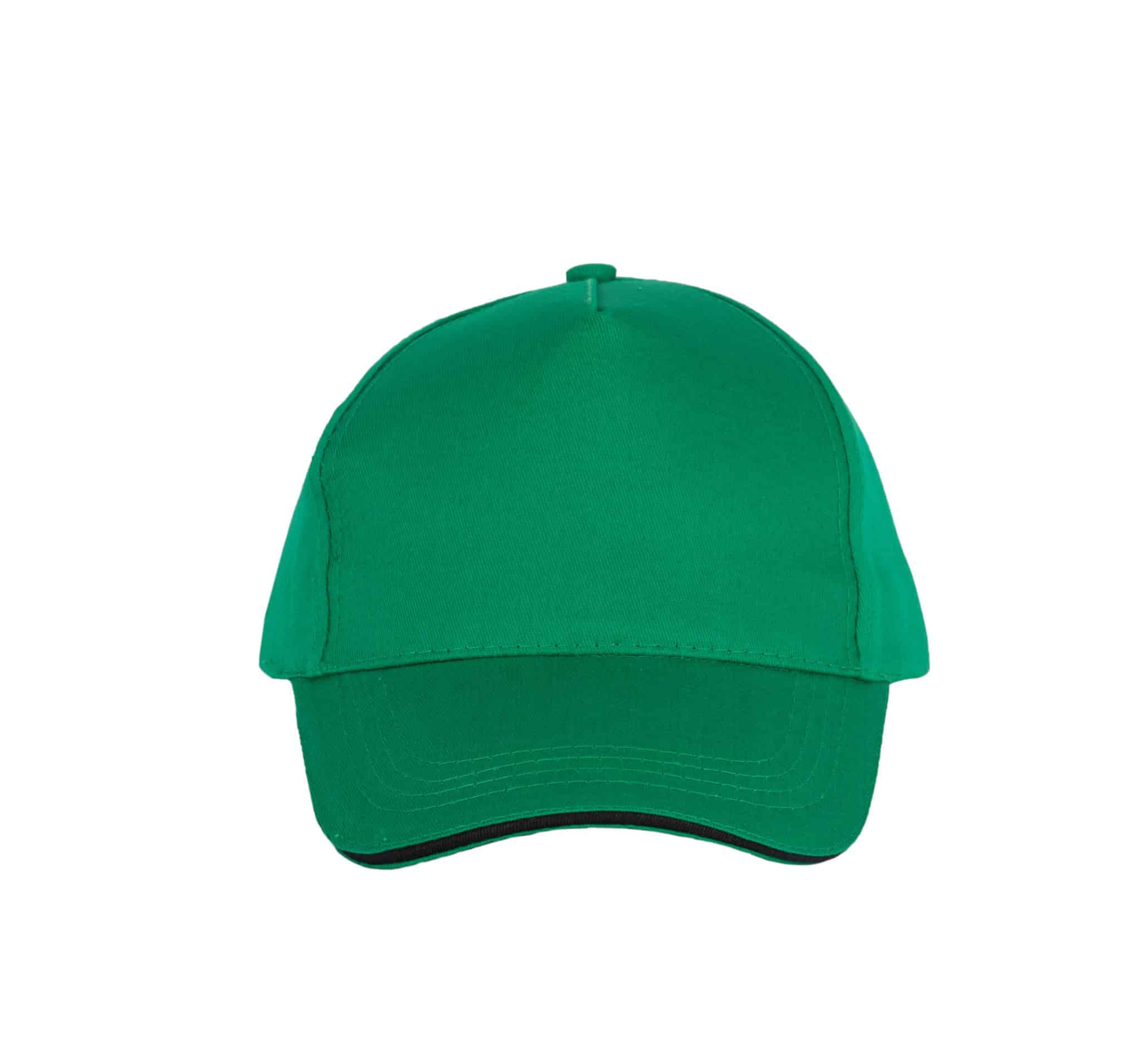 Miniature 11 pour Casquette sandwich contrasté - 5 panneaux