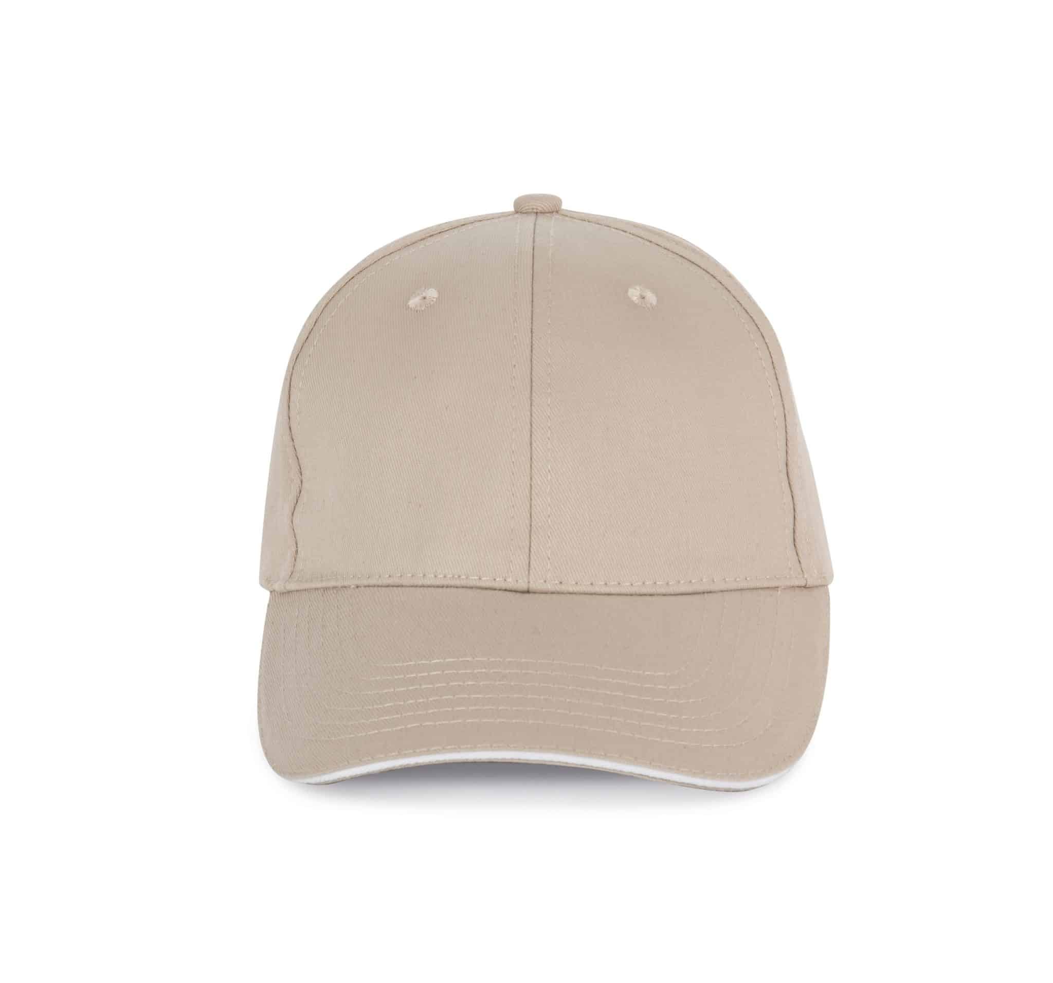 Miniature 11 pour Casquette avec sandwich contrasté - 6 panneaux
