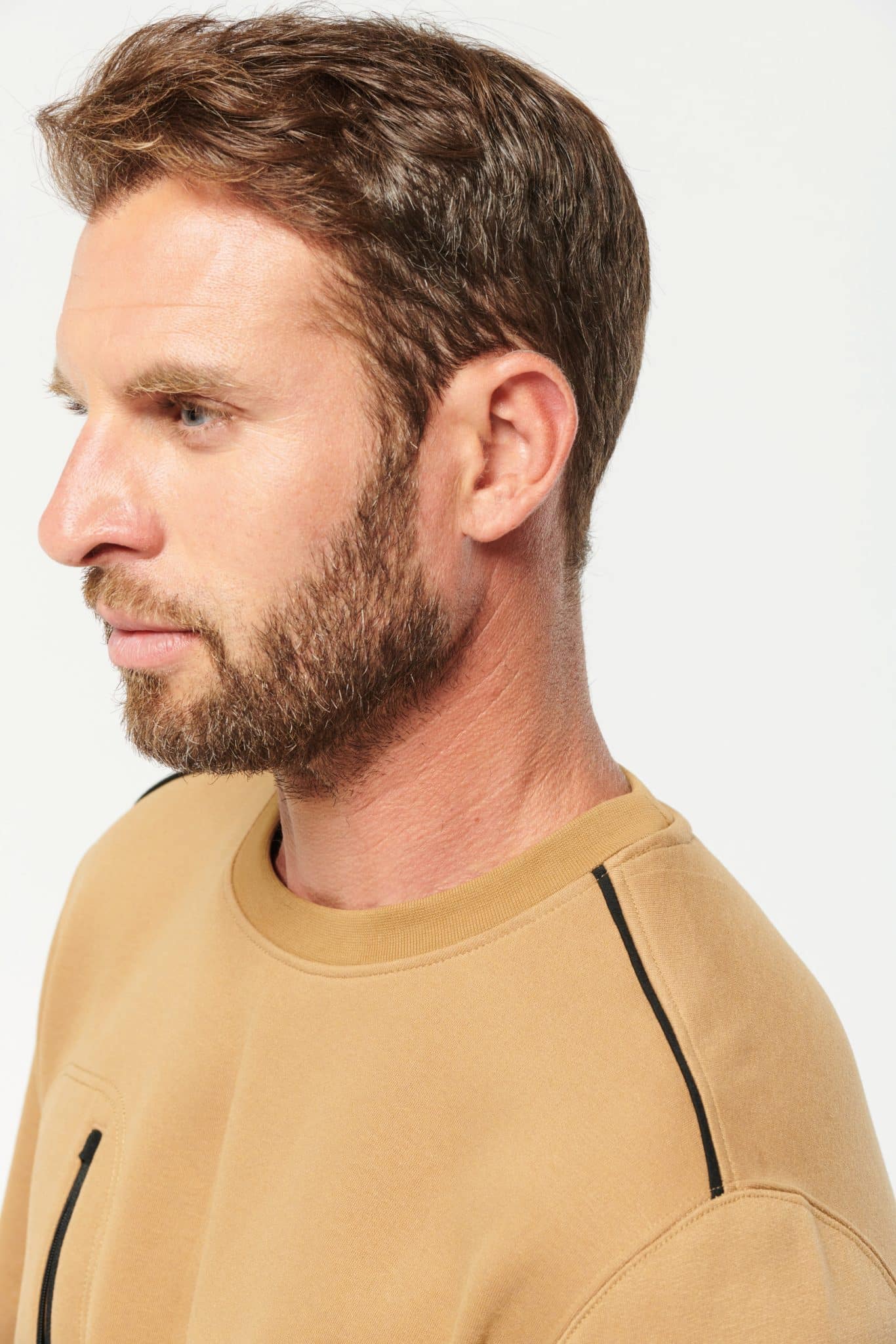 Miniature 14 pour Sweat-shirt Day To Day zip poche contrastée unisexe