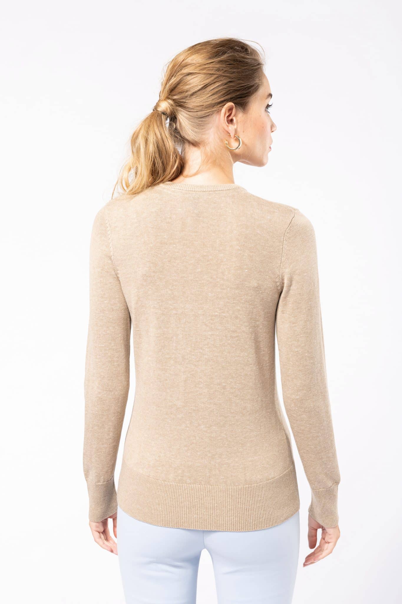 Miniature 2 pour Pull col V femme