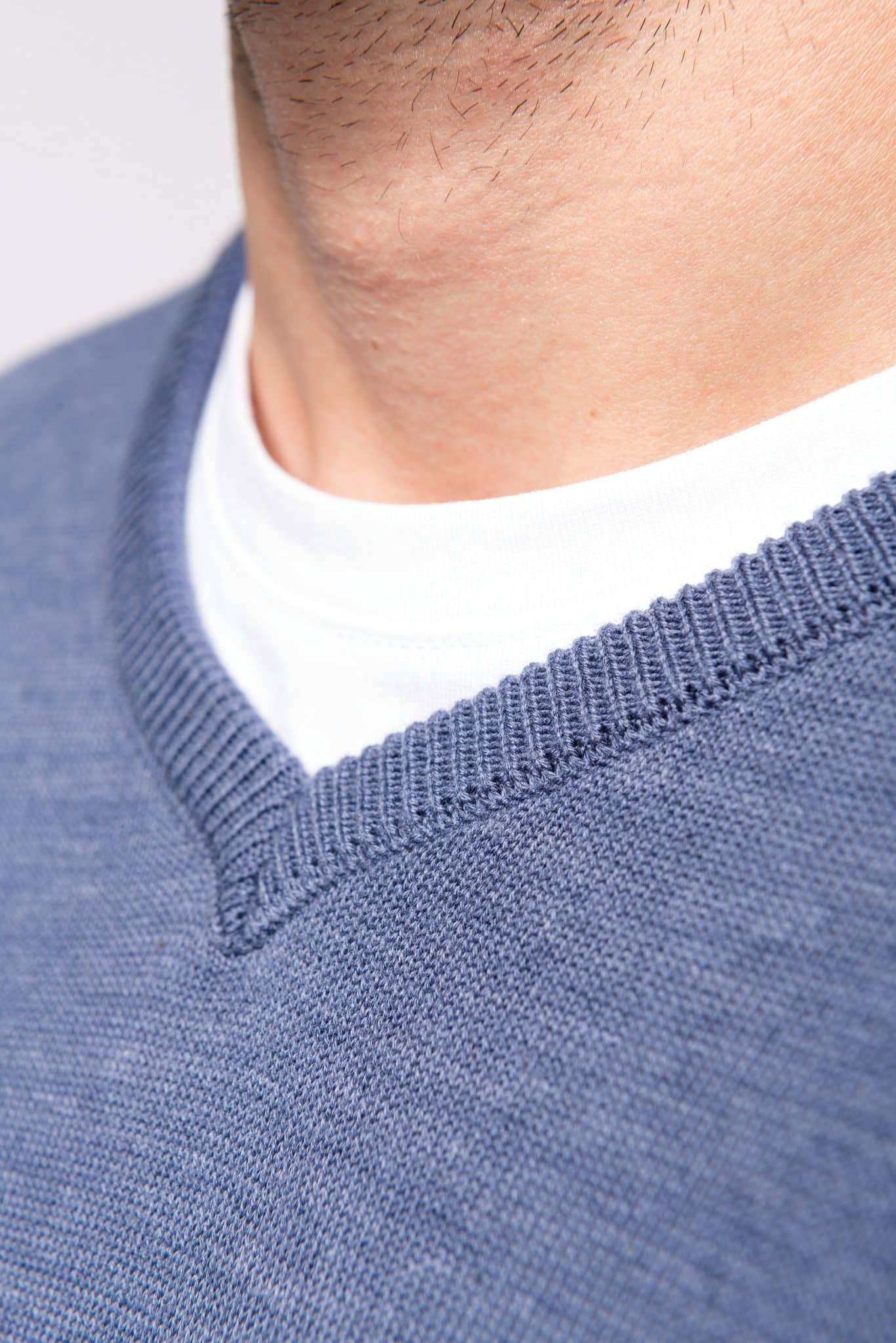 Miniature 7 pour Pull col V homme