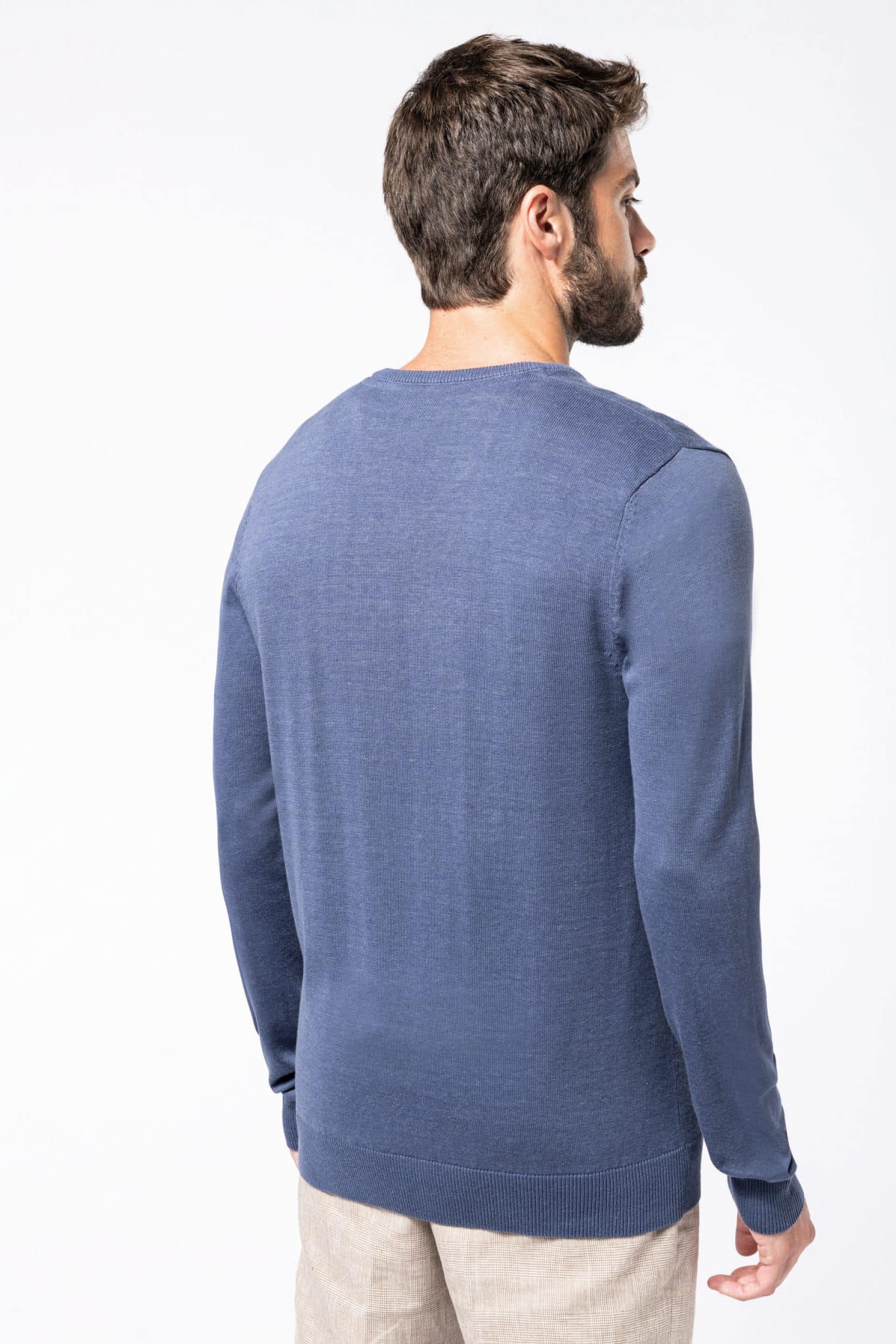 Miniature 2 pour Pull col V homme