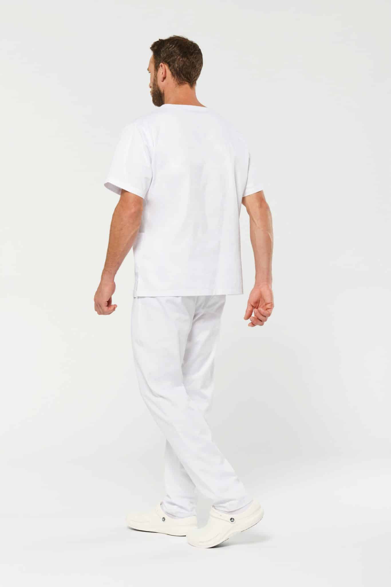 Miniature 7 pour Tunique coton manches courtes unisexe