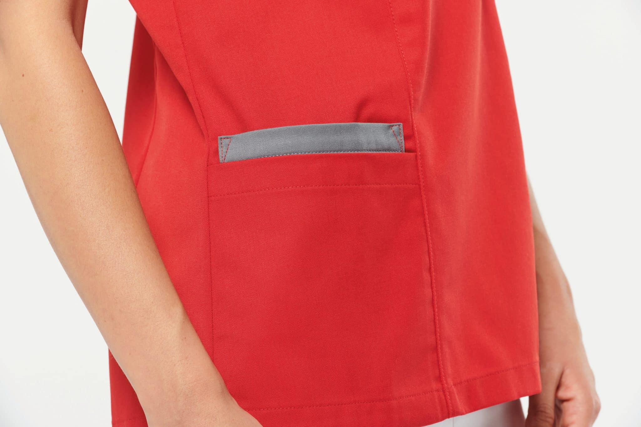 Miniature 12 pour Blouse polycoton avec boutons-pression femme