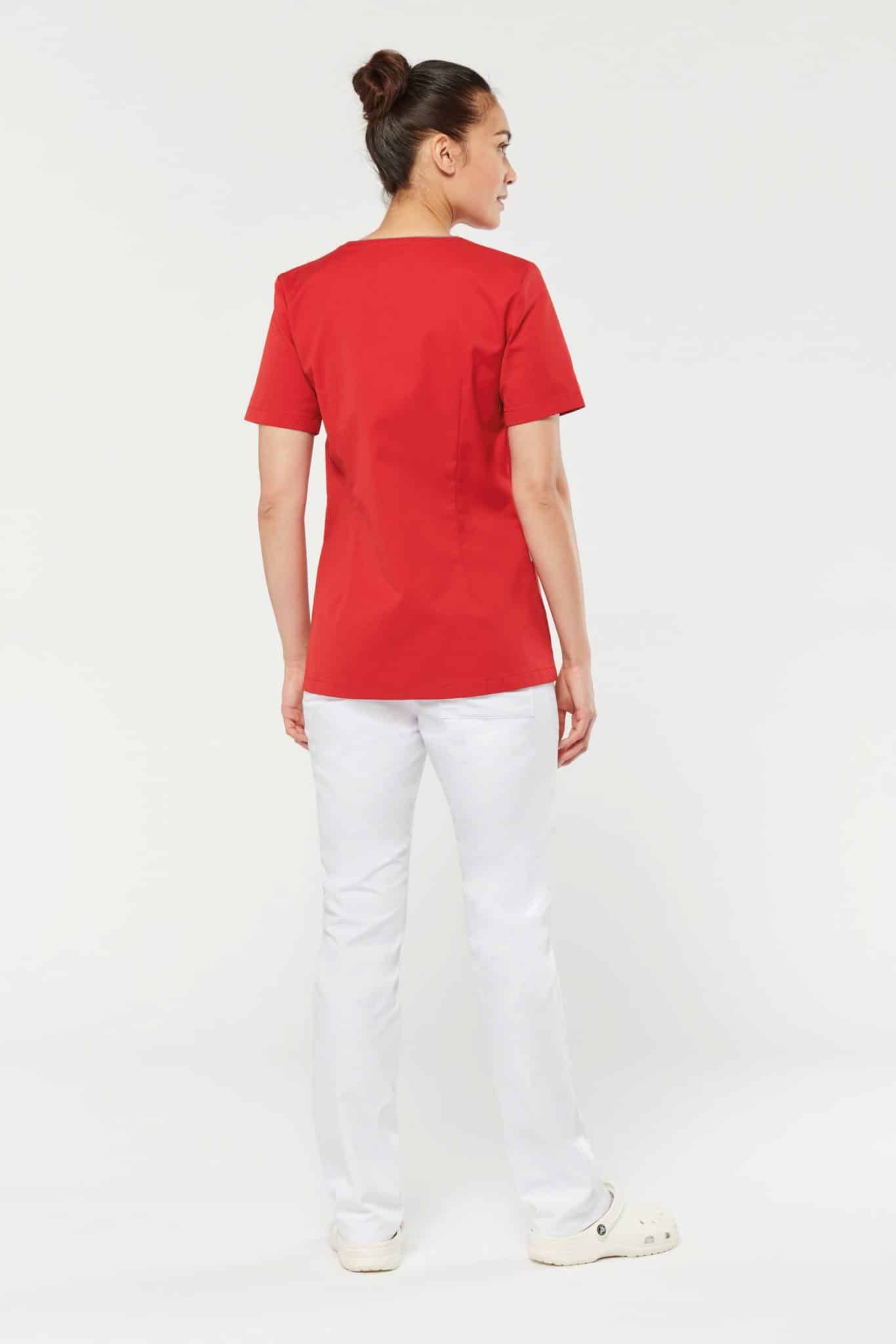 Miniature 5 pour Blouse polycoton avec boutons-pression femme
