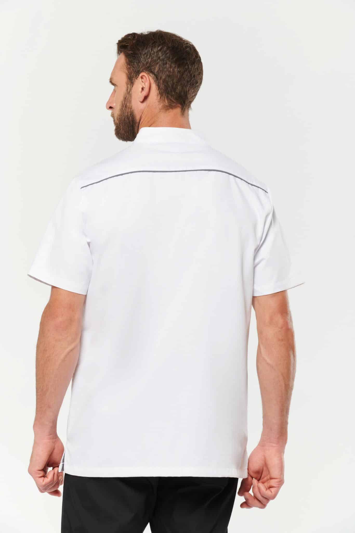 Miniature 2 pour Blouse polycoton avec boutons-pression homme