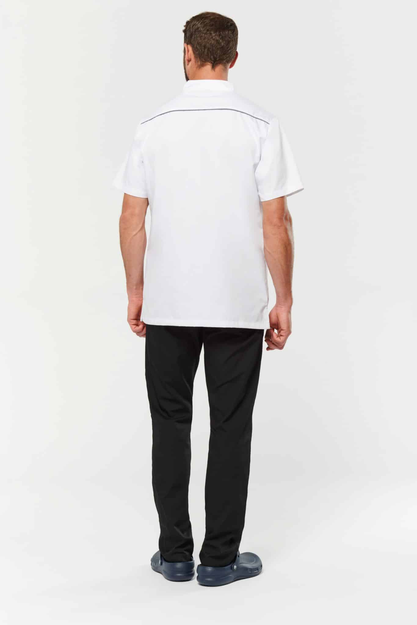 Miniature 5 pour Blouse polycoton avec boutons-pression homme