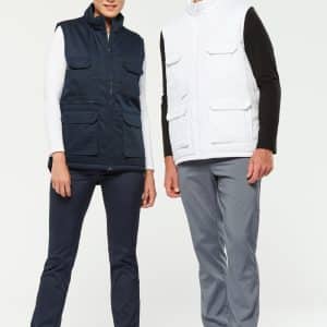 Visuel Gilet polycoton multipoches rembourré unisexe