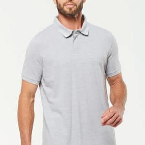 Visuel Polo col boutons pression manches courtes homme