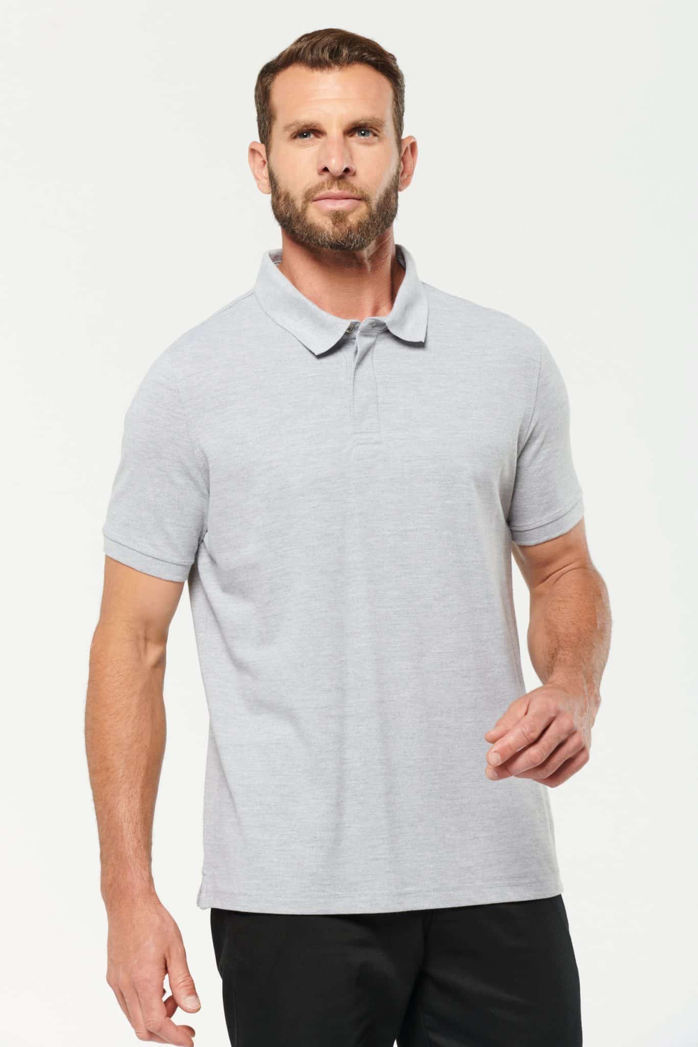 Miniature 1 pour Polo col boutons pression manches courtes homme