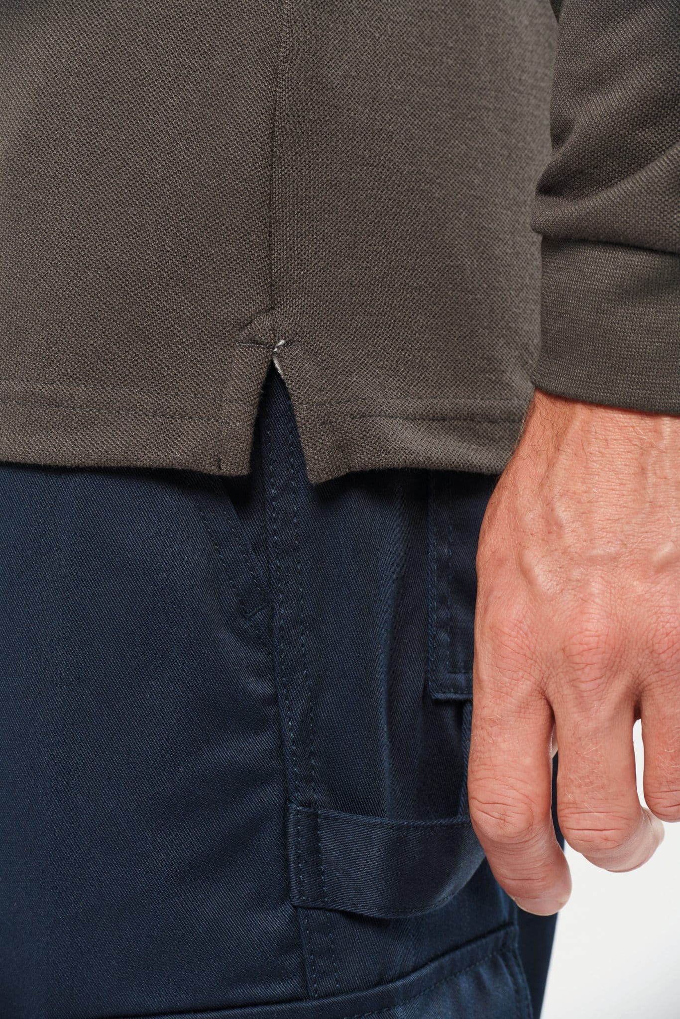 Miniature 9 pour Polo manches longues homme