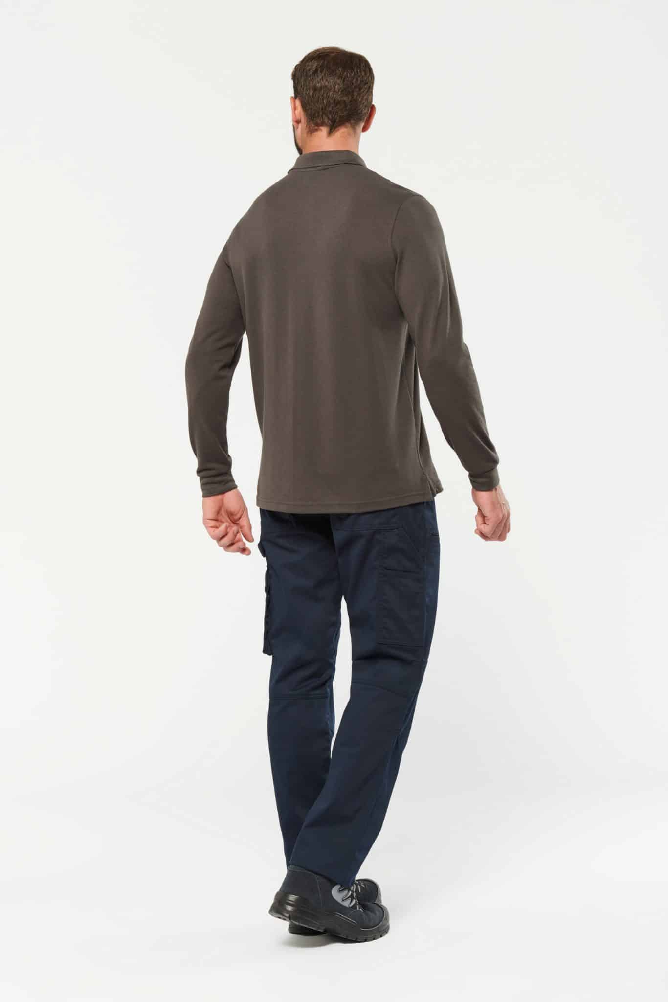 Miniature 5 pour Polo manches longues homme