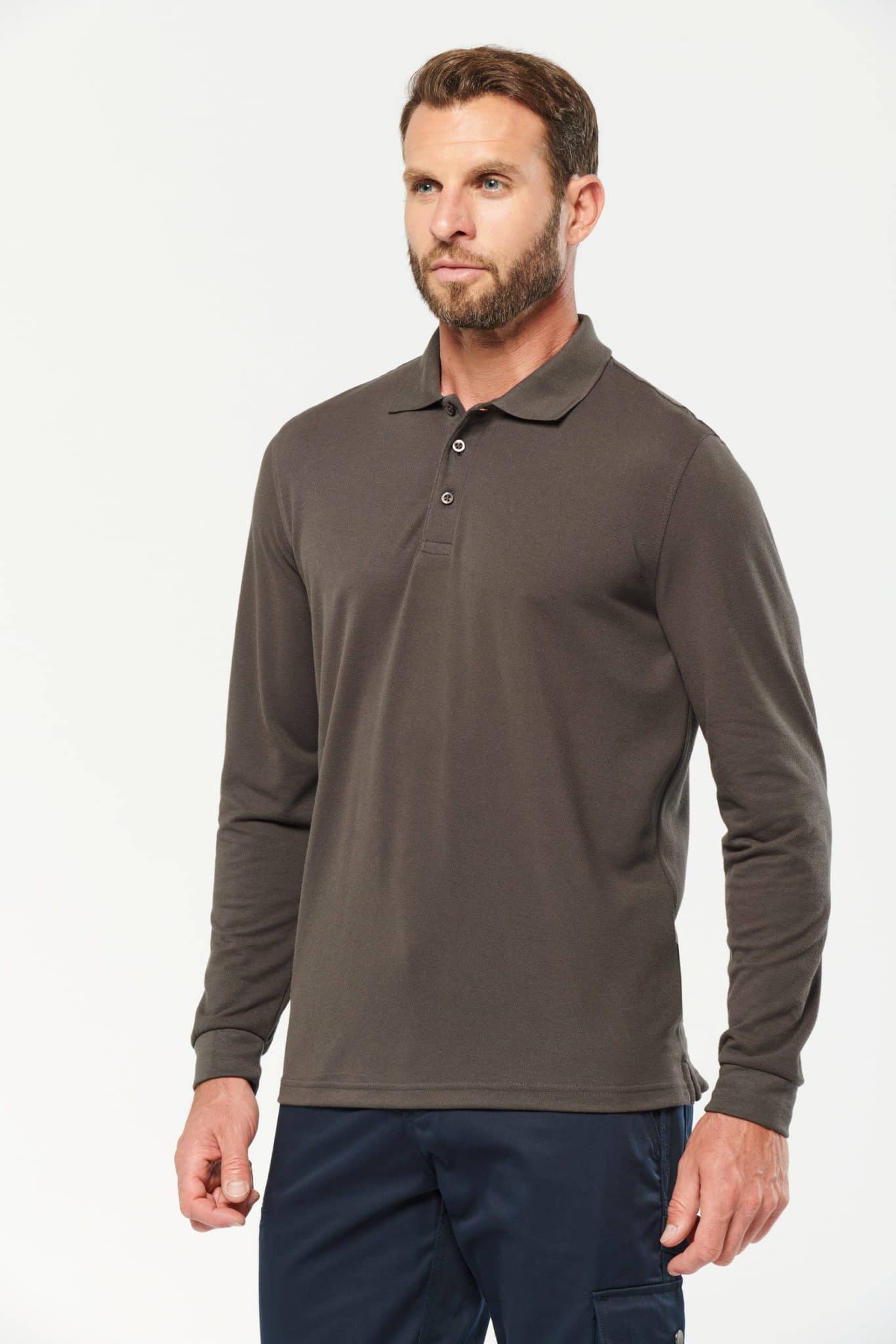 Miniature 1 pour Polo manches longues homme