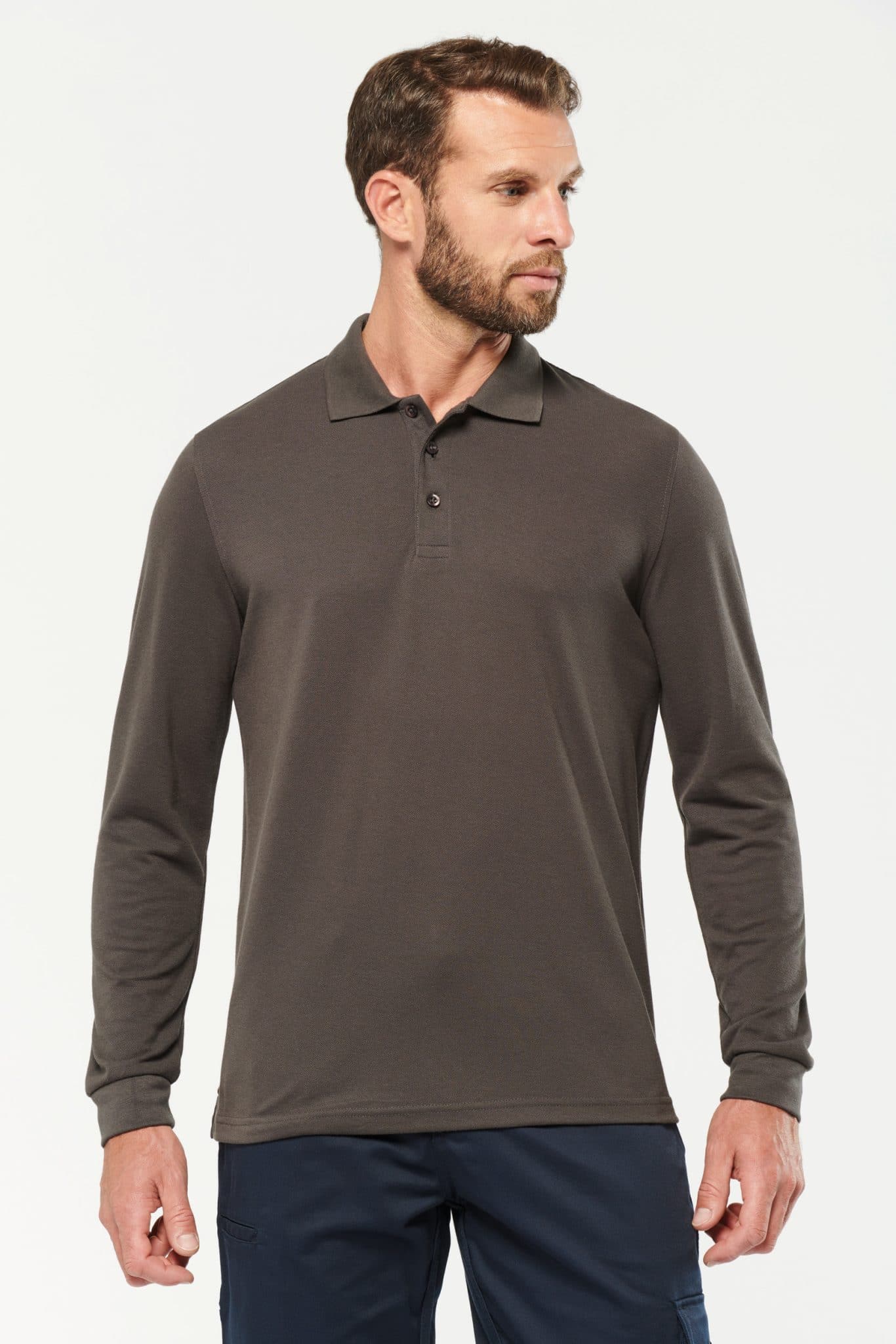 Miniature 3 pour Polo manches longues homme