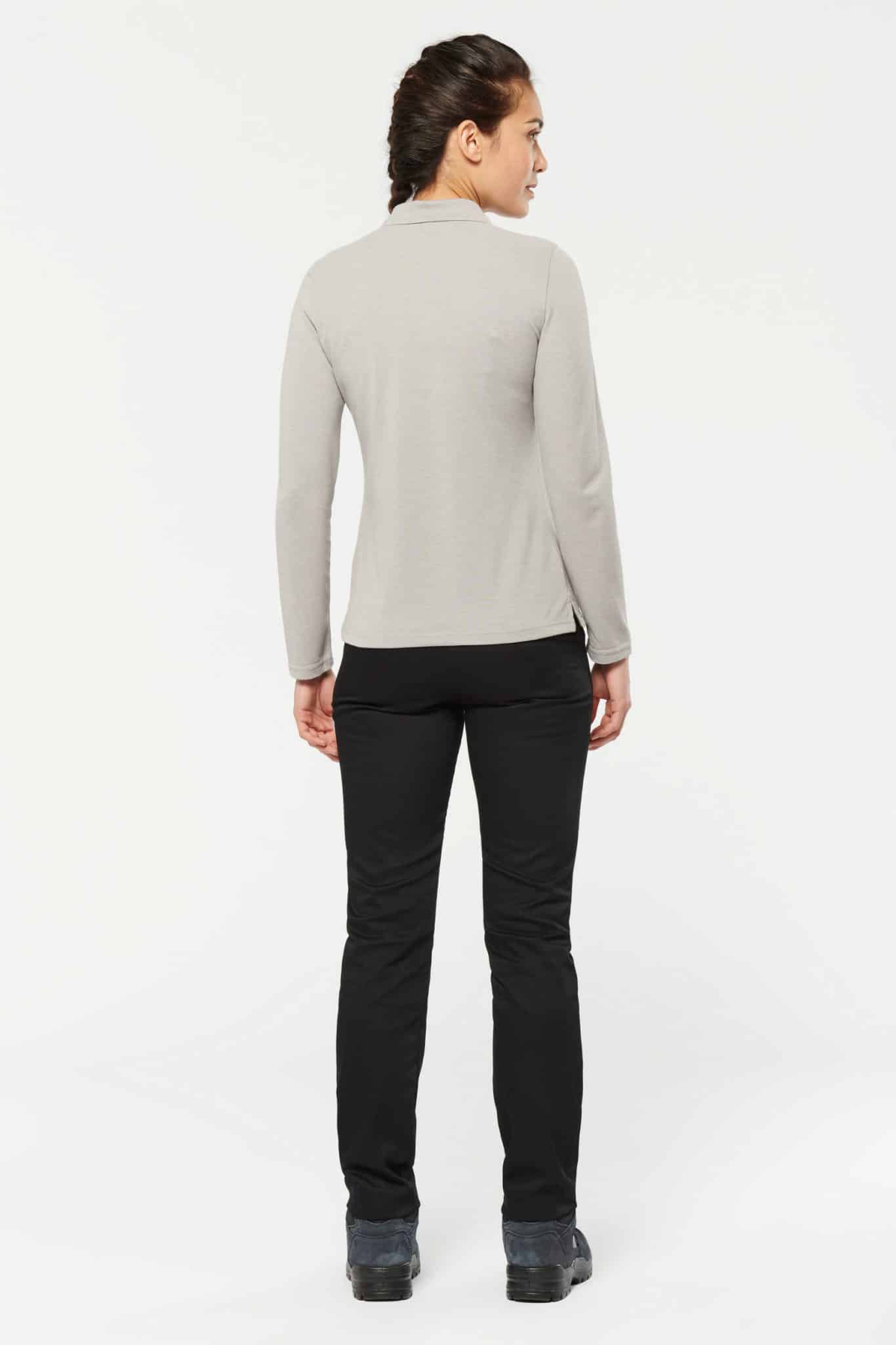 Miniature 4 pour Polo manches longues femme
