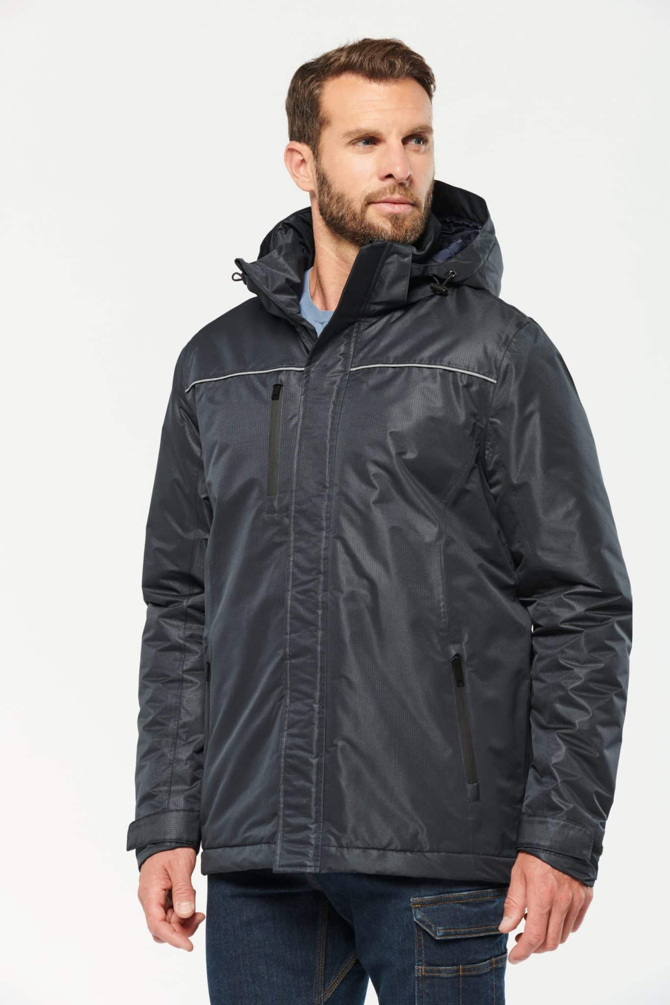 Miniature 4 pour Parka performance à capuche unisexe