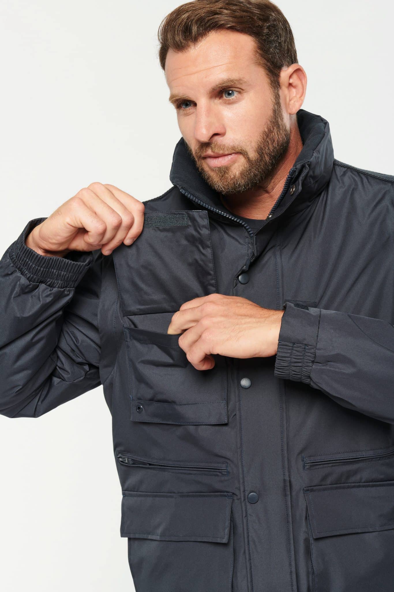 Miniature 10 pour Parka workwear manches amovibles homme