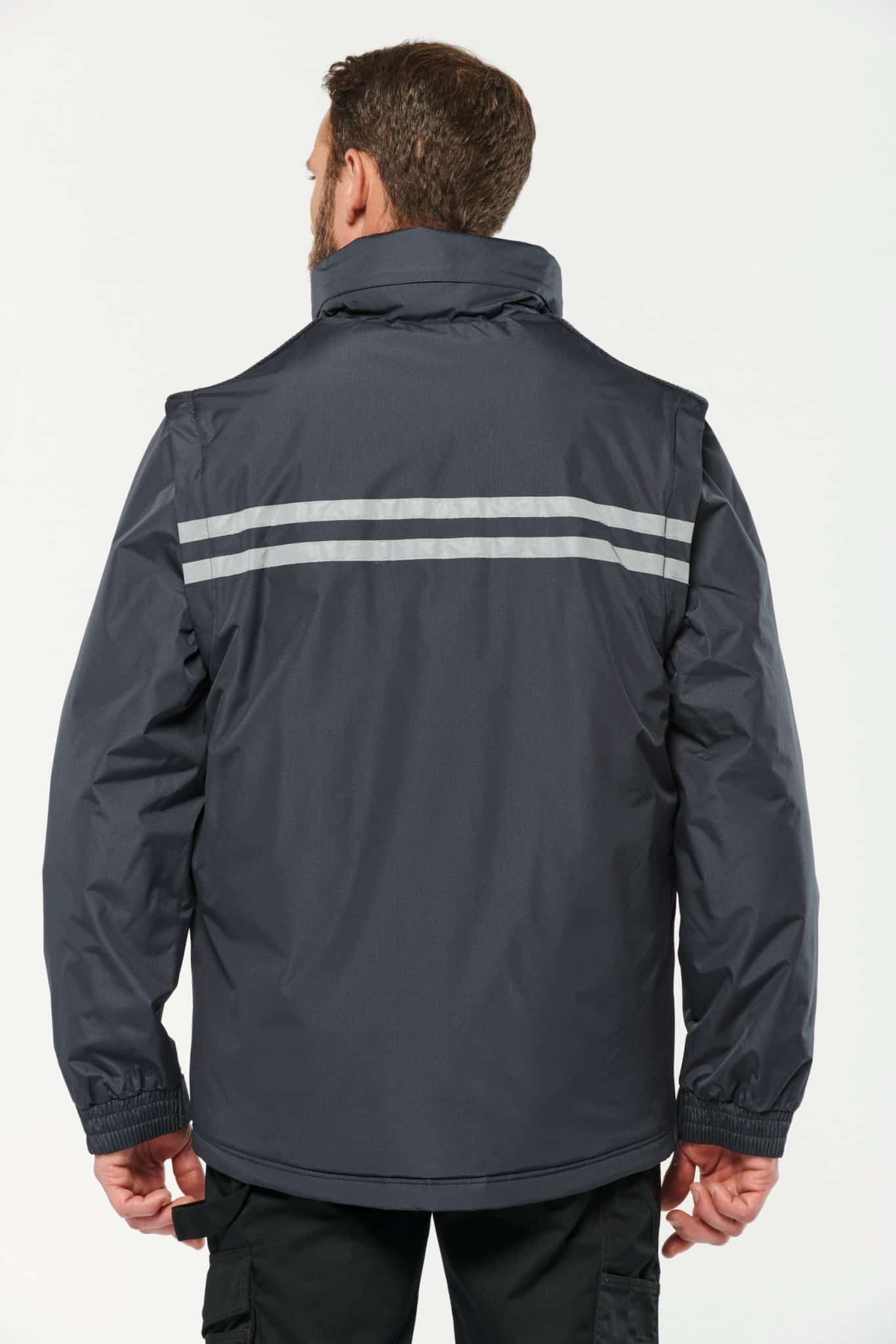 Miniature 2 pour Parka workwear manches amovibles homme