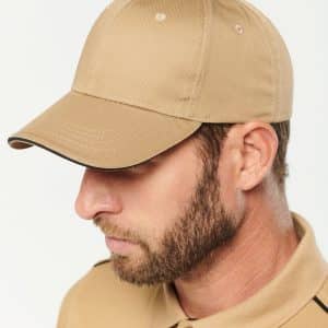 Visuel Casquette sandwich contrasté 6 panneaux OEKO-TEX® STANDARD 100