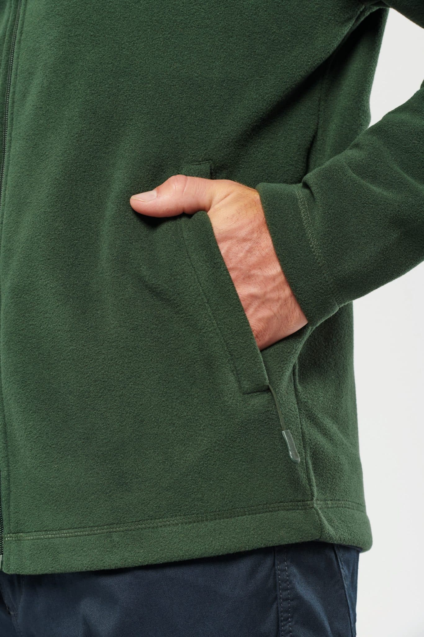 Miniature 8 pour Veste micropolaire zippée homme