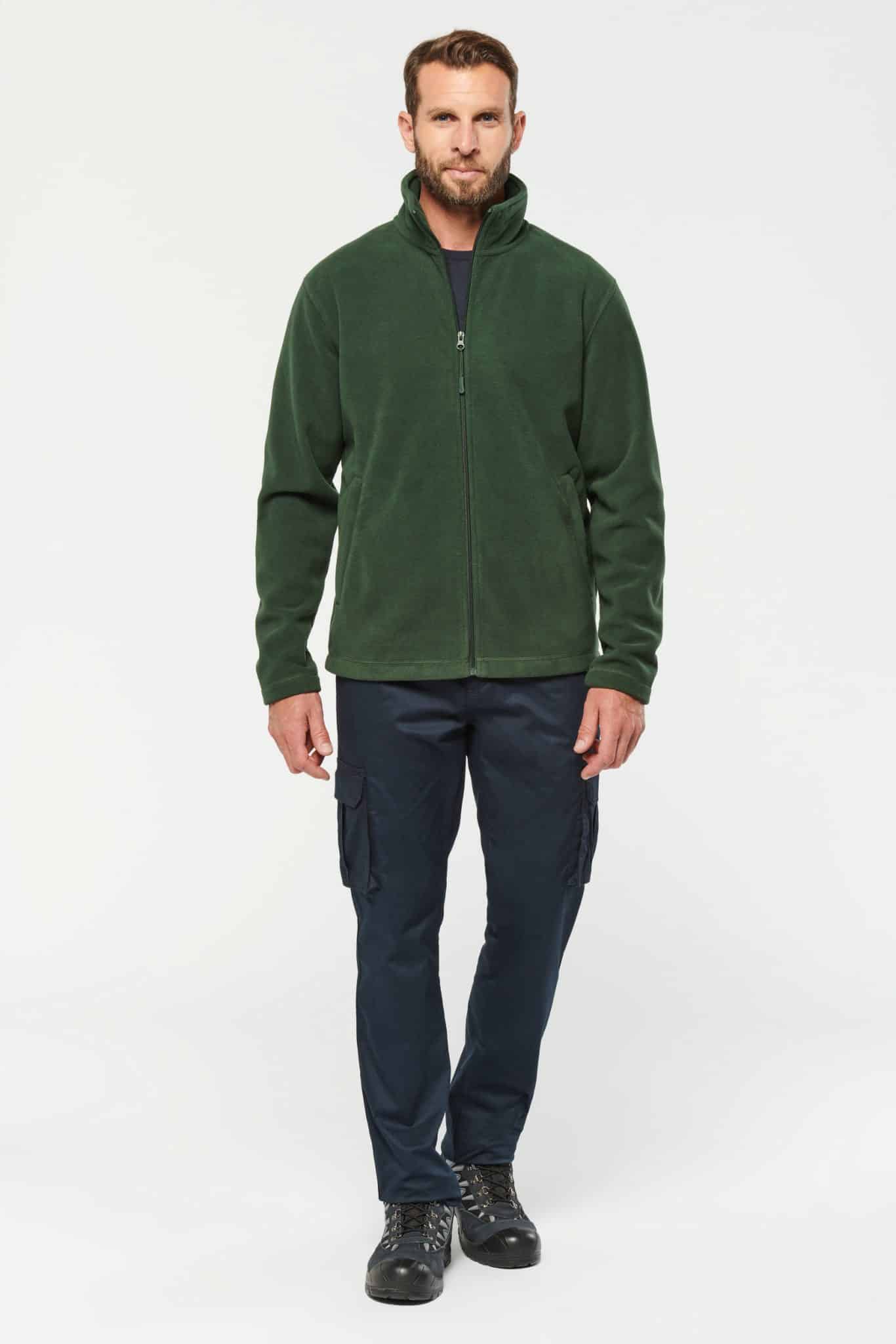 Miniature 4 pour Veste micropolaire zippée homme