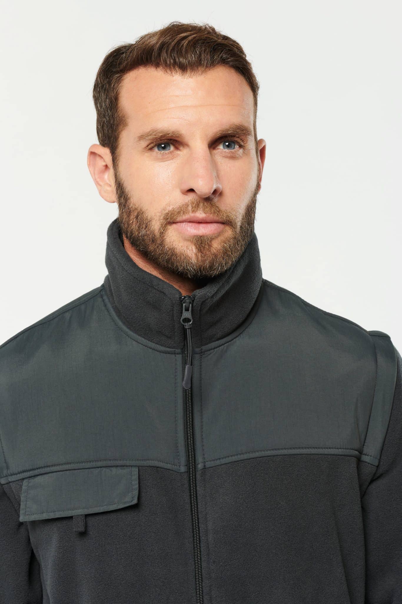 Miniature 10 pour Veste polaire manches amovibles homme