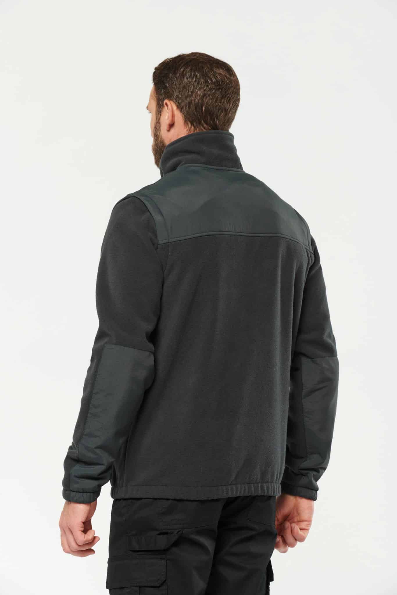 Miniature 2 pour Veste polaire manches amovibles homme
