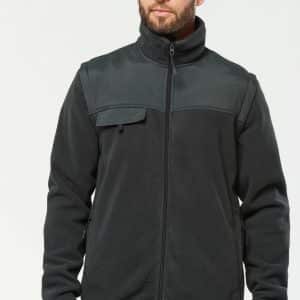 Visuel Veste polaire manches amovibles homme