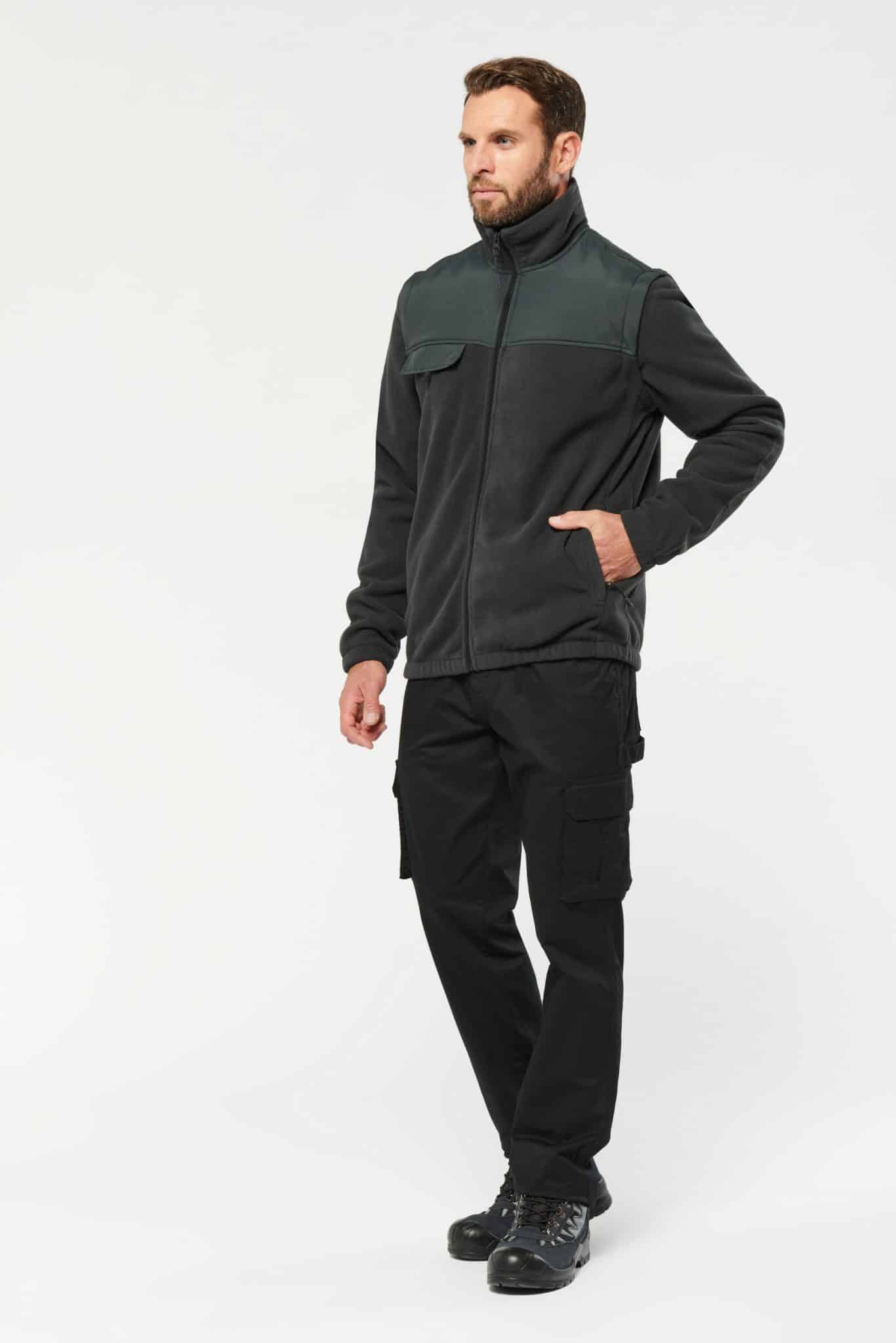 Miniature 8 pour Veste polaire manches amovibles homme