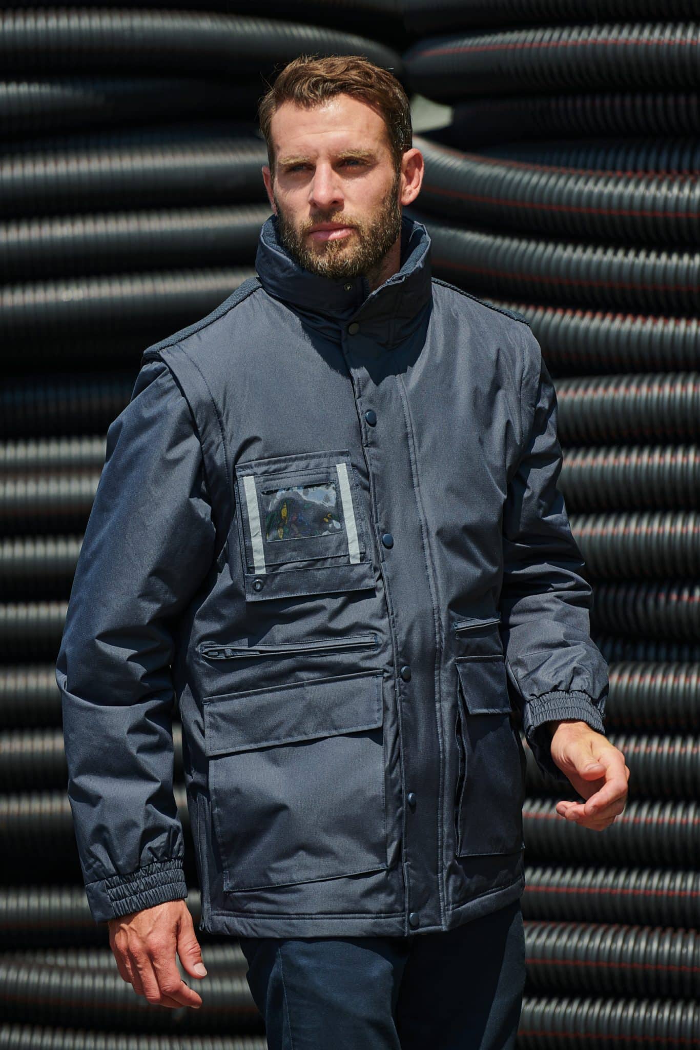 Miniature 16 pour Parka workwear manches amovibles homme