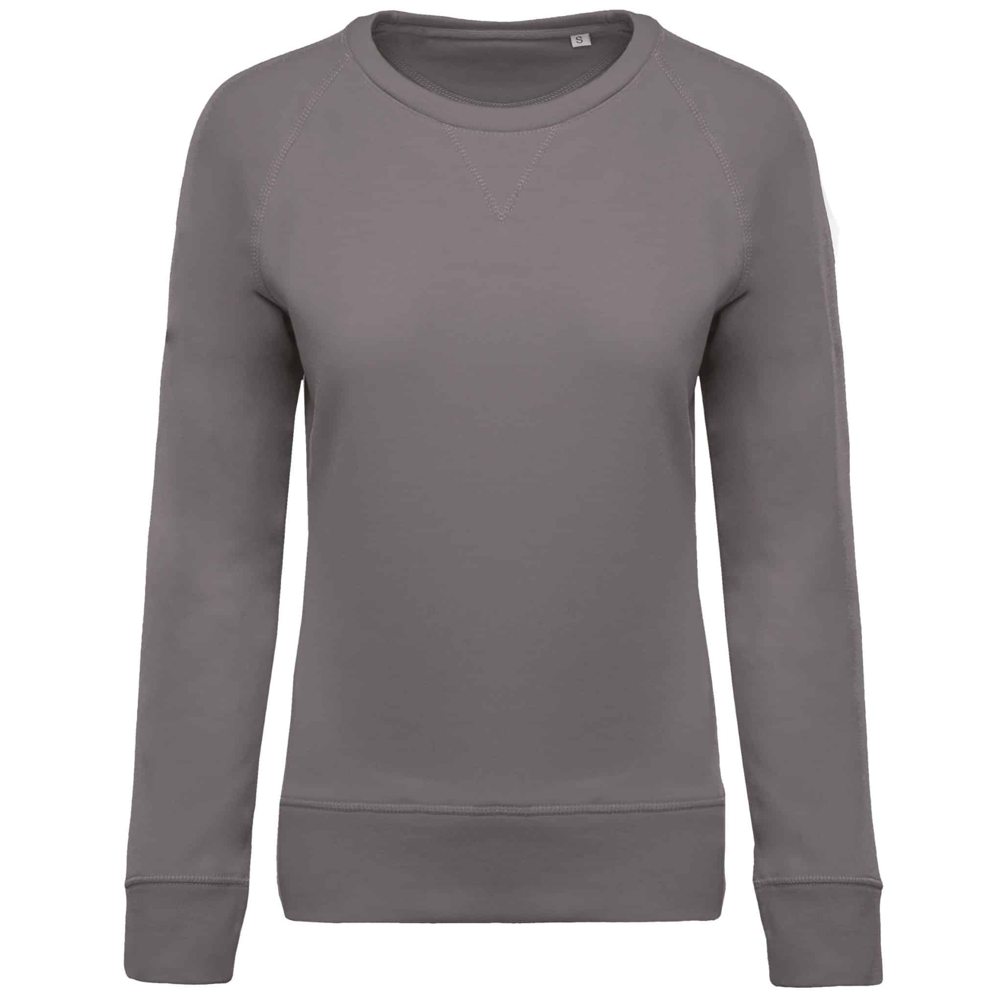 Miniature 23 pour Sweat-shirt Bio col rond manches raglan femme