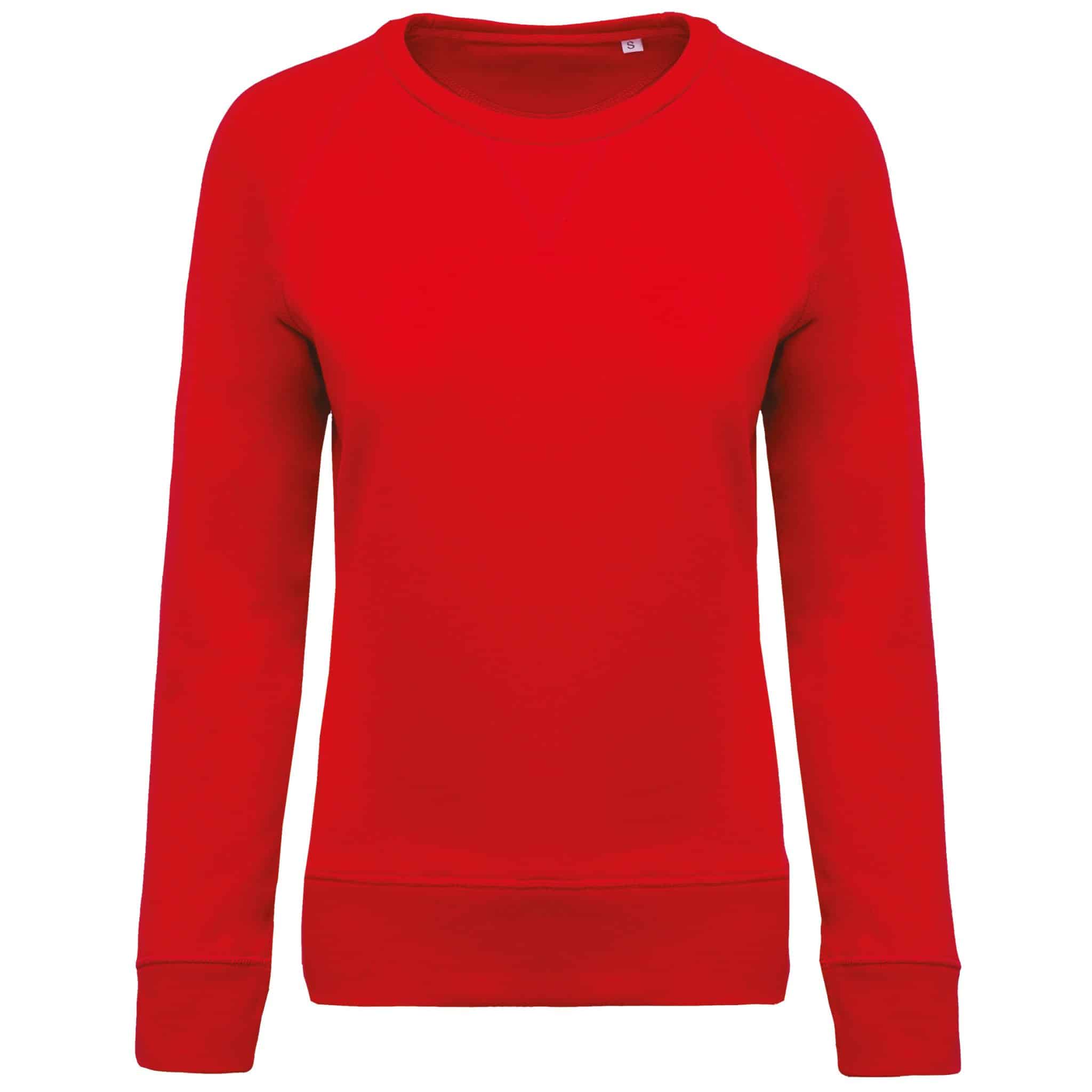 Miniature 20 pour Sweat-shirt Bio col rond manches raglan femme