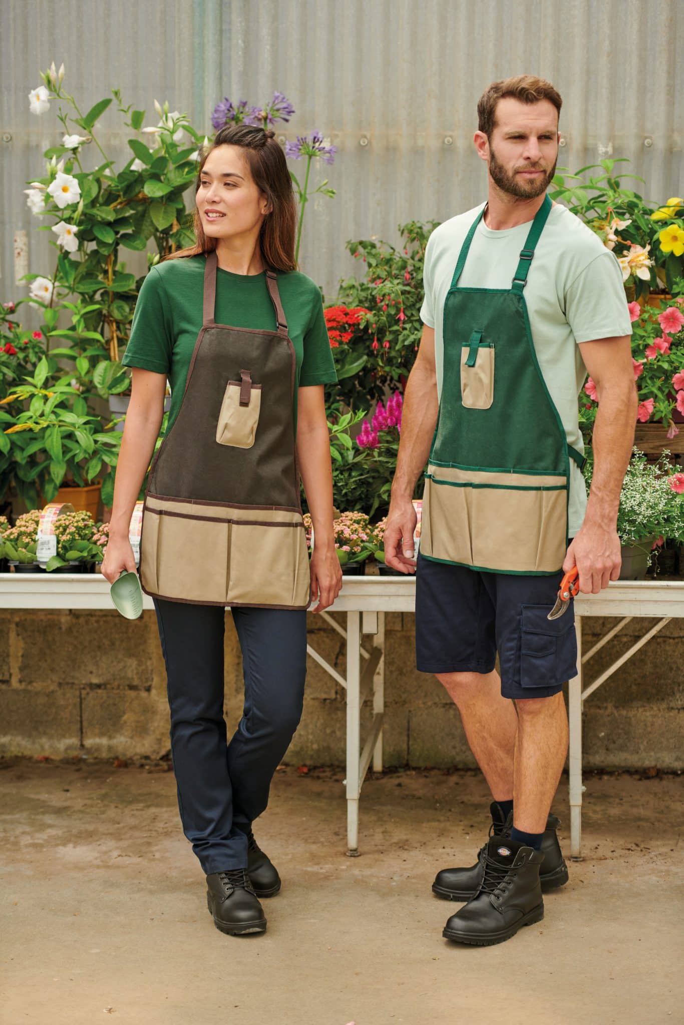 Miniature 14 pour Tablier de jardinier imperméable écoresponsable unisexe