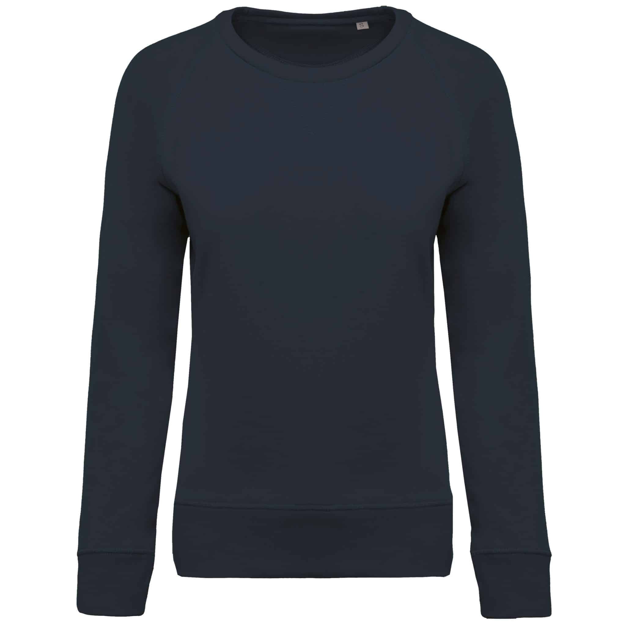 Miniature 18 pour Sweat-shirt Bio col rond manches raglan femme