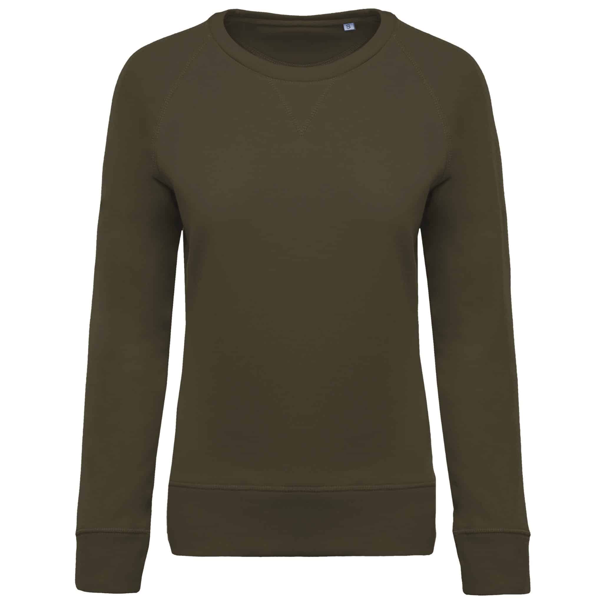 Miniature 17 pour Sweat-shirt Bio col rond manches raglan femme