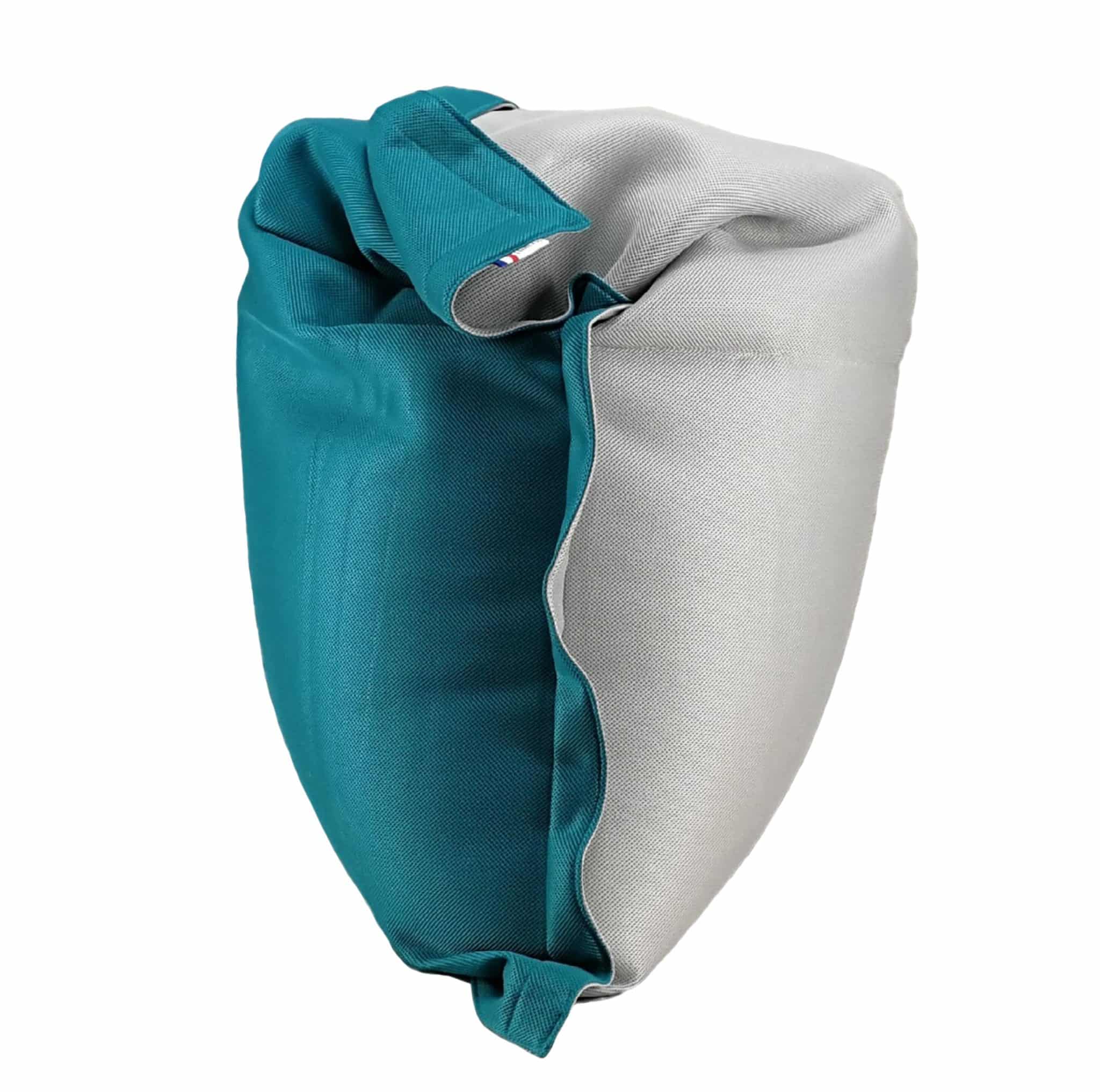 Miniature 5 pour Pouf déhoussable bicolore - Grand modèle