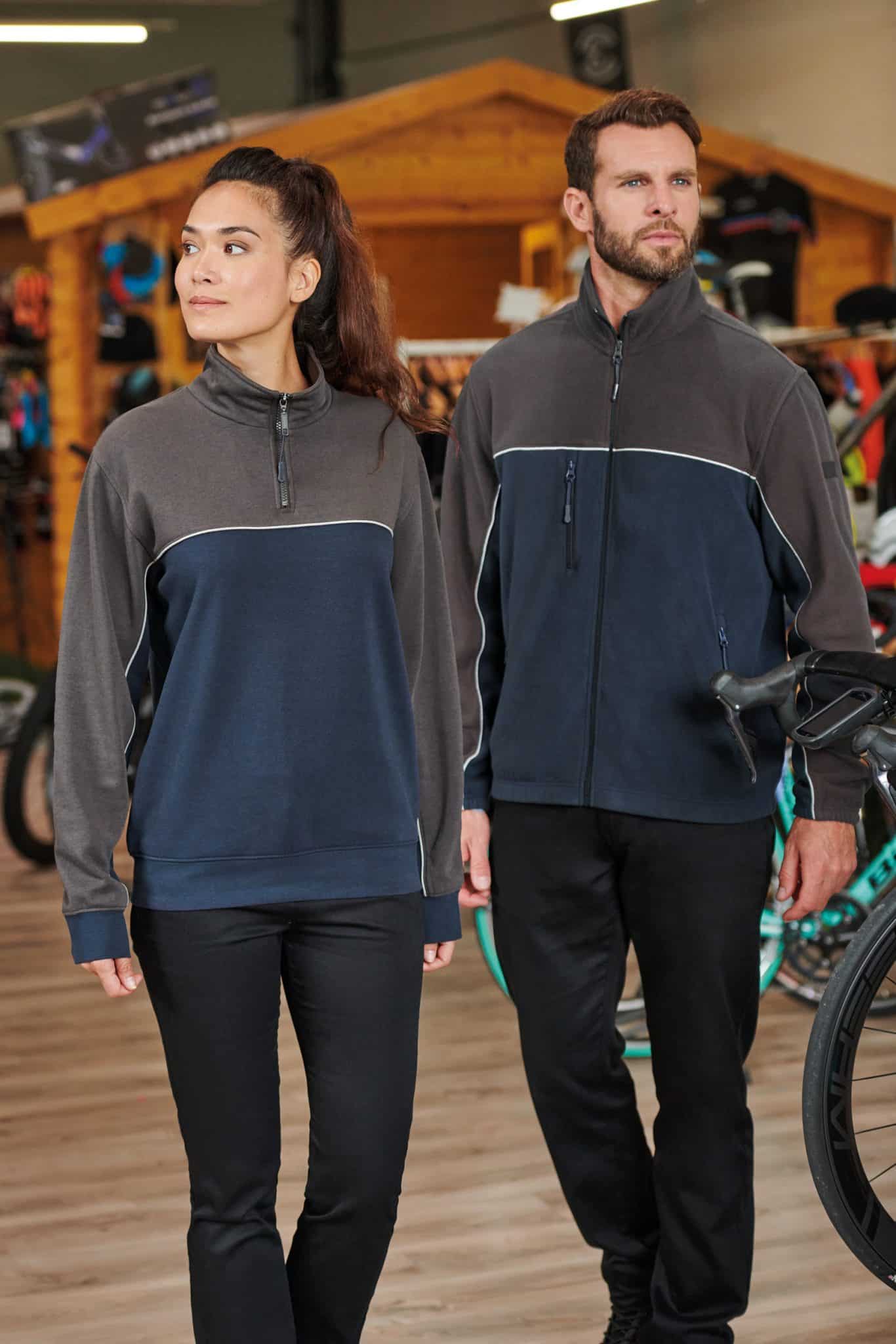 Miniature 11 pour Veste micropolaire bicolore écoresponsable unisexe