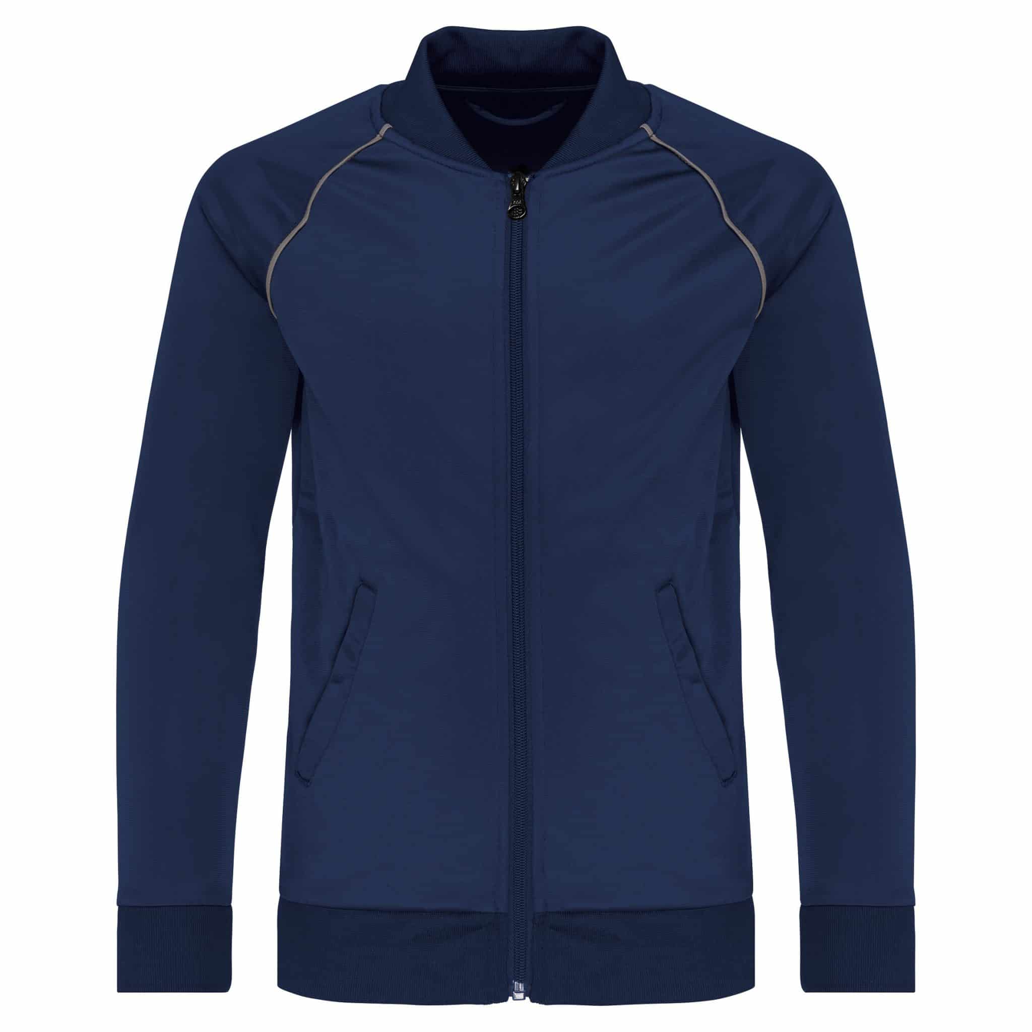 Miniature 10 pour Veste de survêtement zippée avec liseré enfant