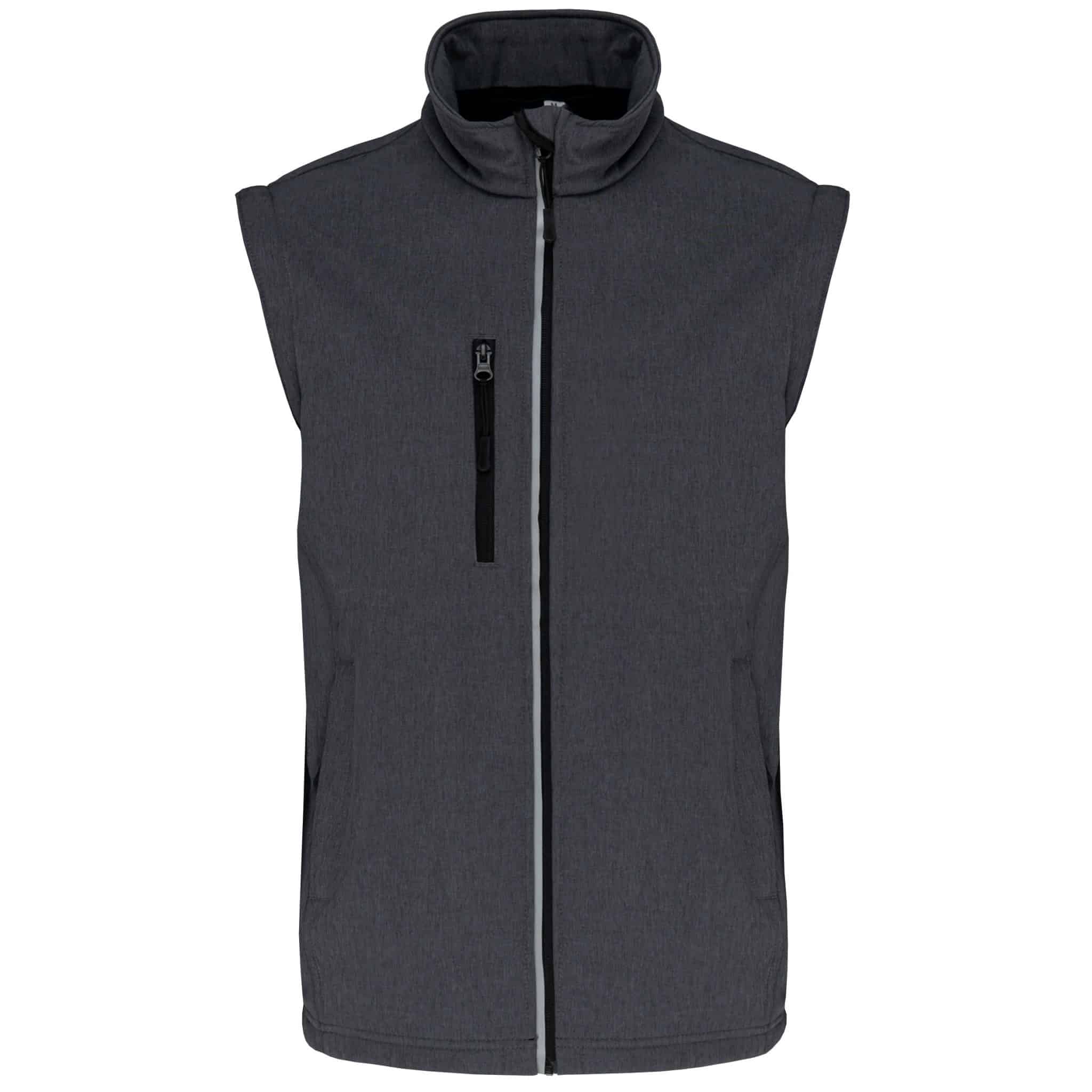 Miniature 21 pour Veste softshell sport manches amovibles unisexe
