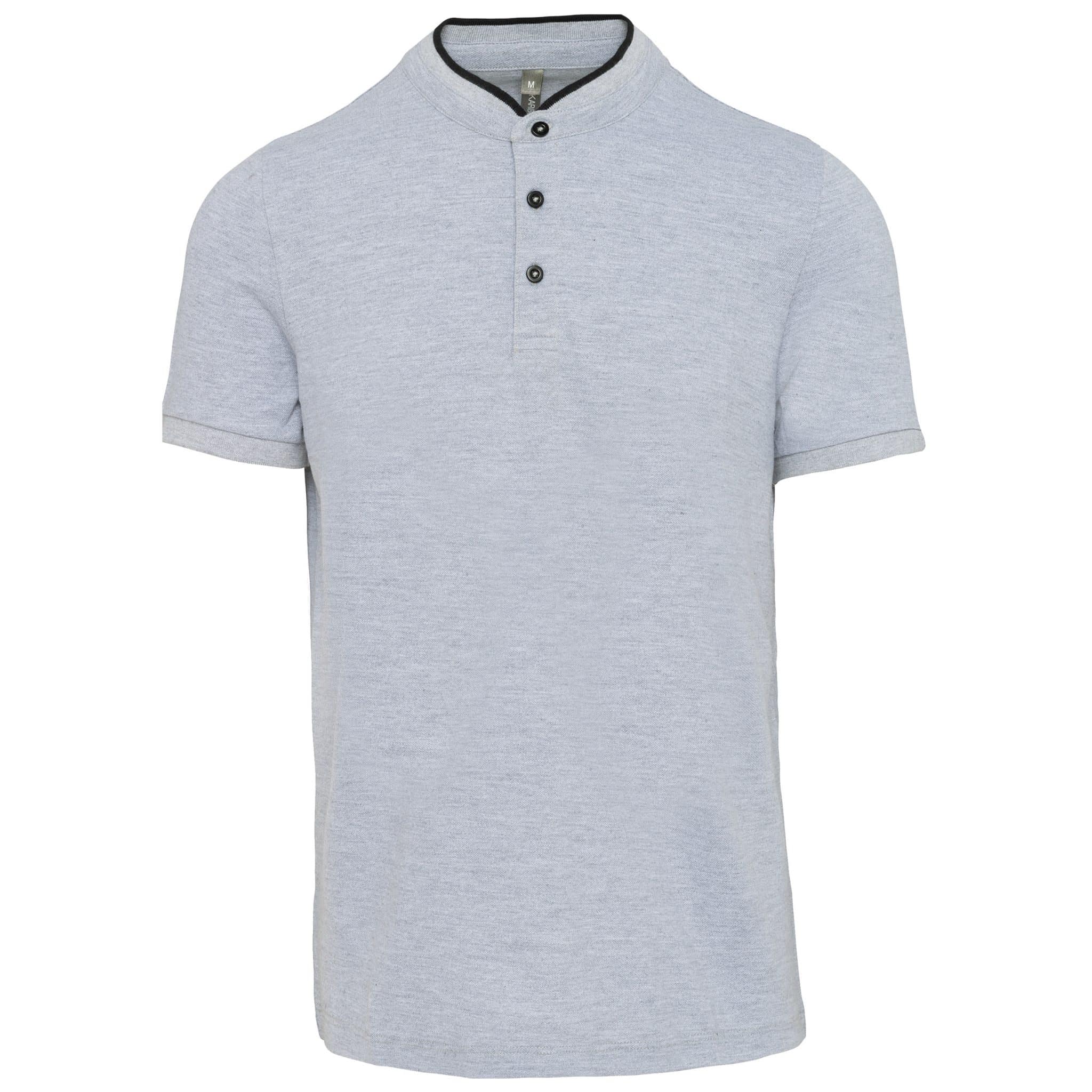 Miniature 10 pour Polo col mao manches courtes homme