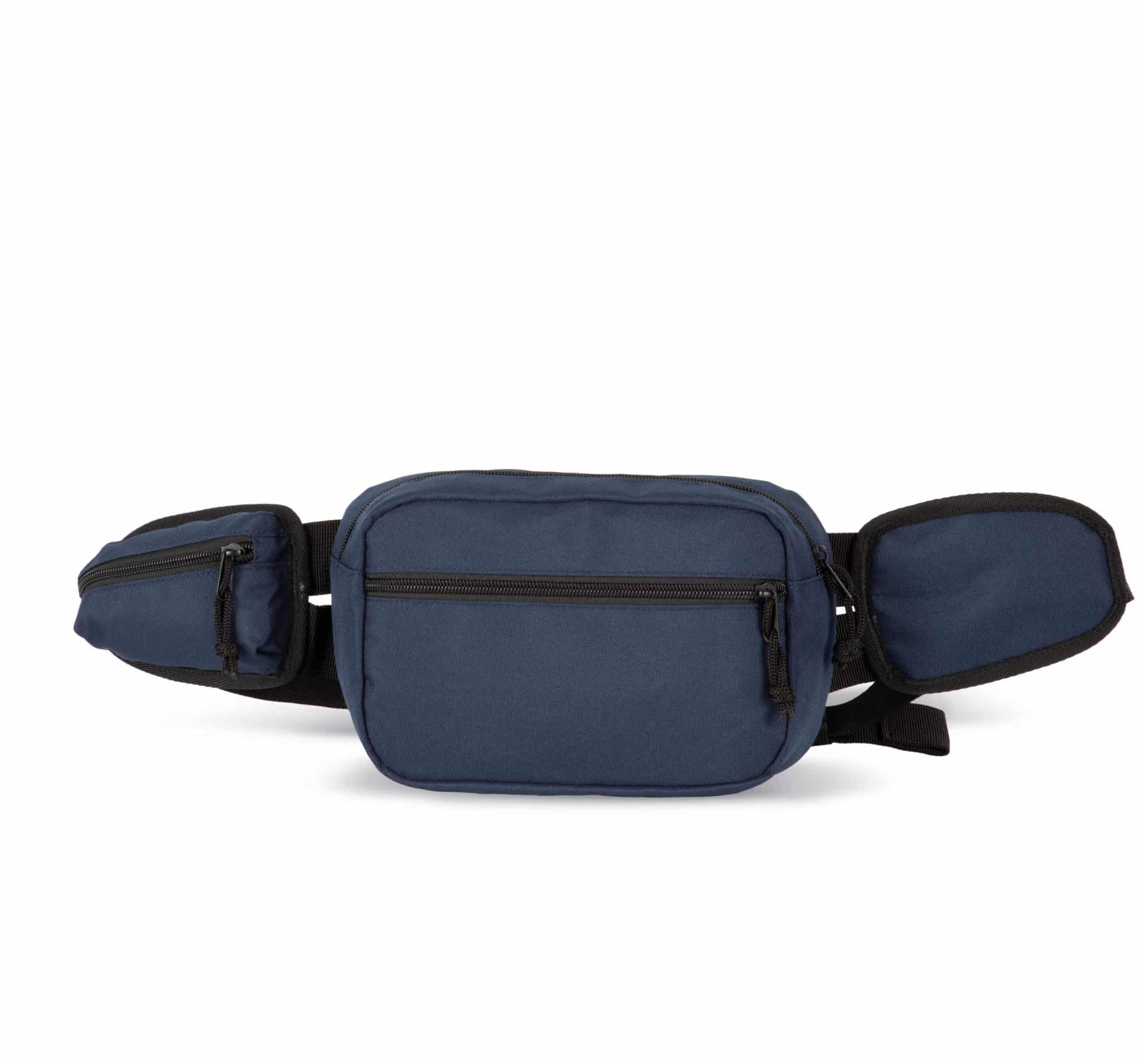 Miniature 1 pour Sac banane recyclé grand format avec pochette latérale