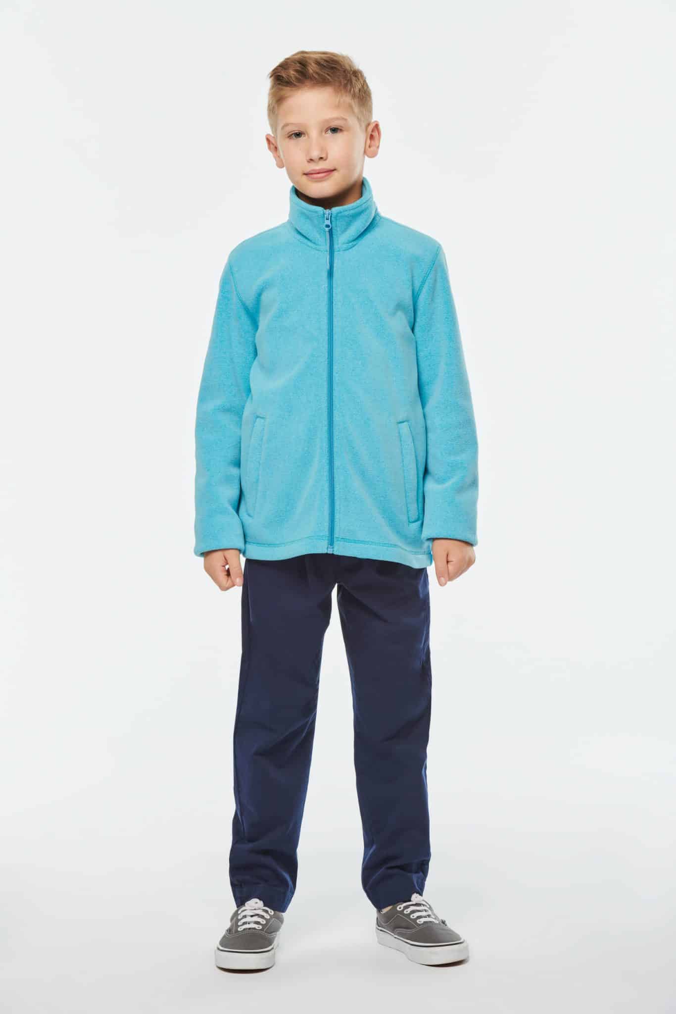 Miniature 4 pour Veste micropolaire zippée enfant