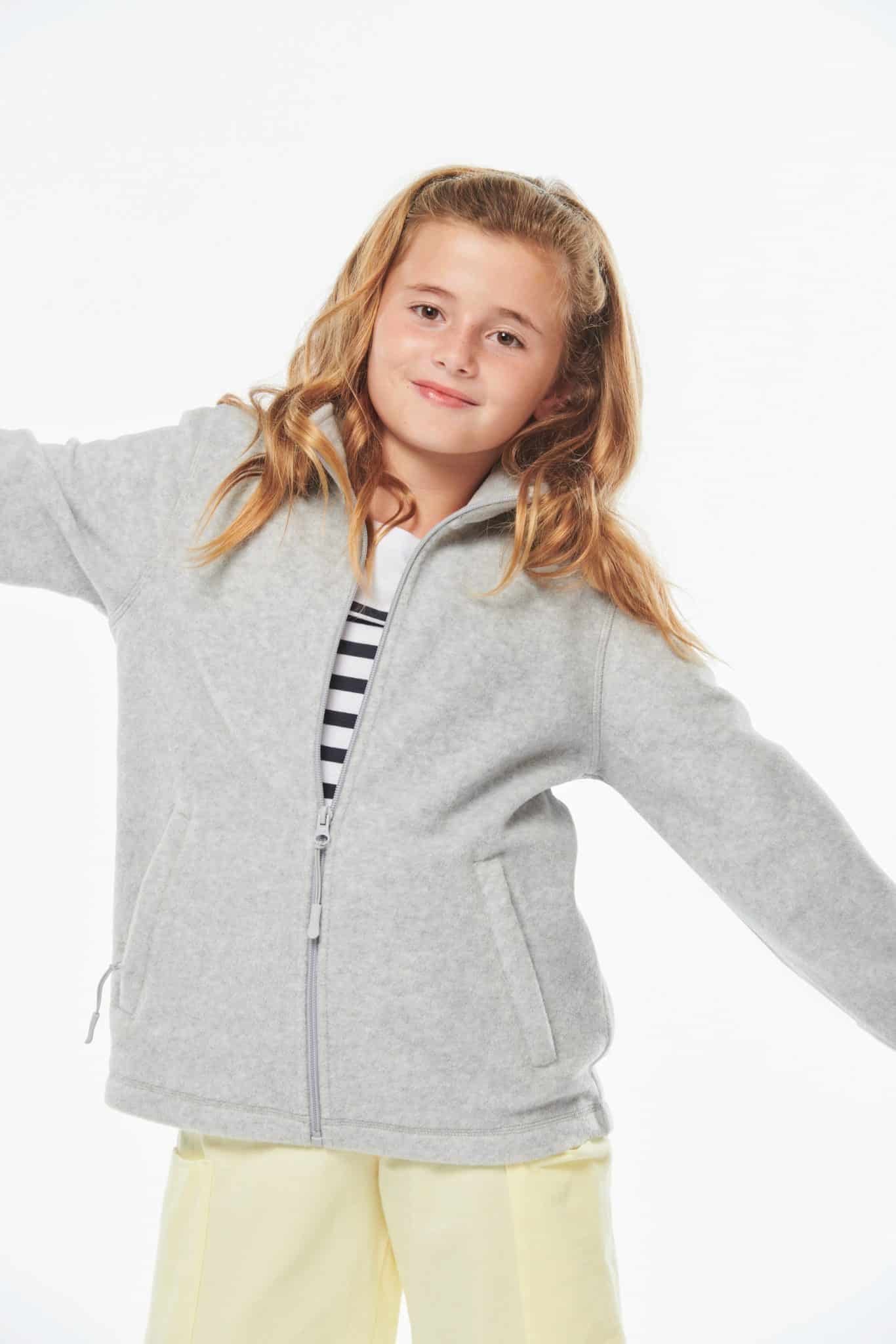 Miniature 5 pour Veste micropolaire zippée enfant