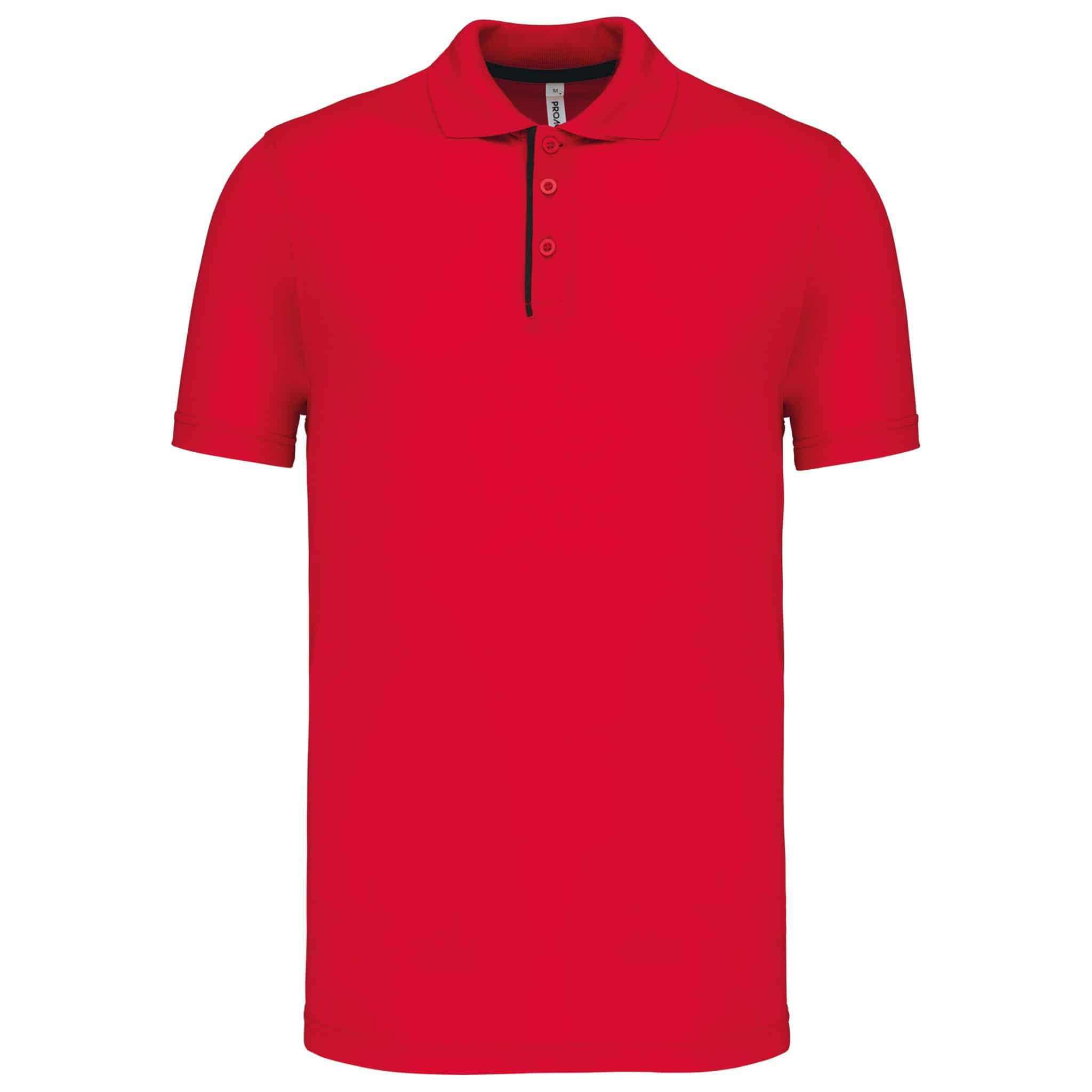 Miniature 8 pour Polo maille piquée sport manches courtes