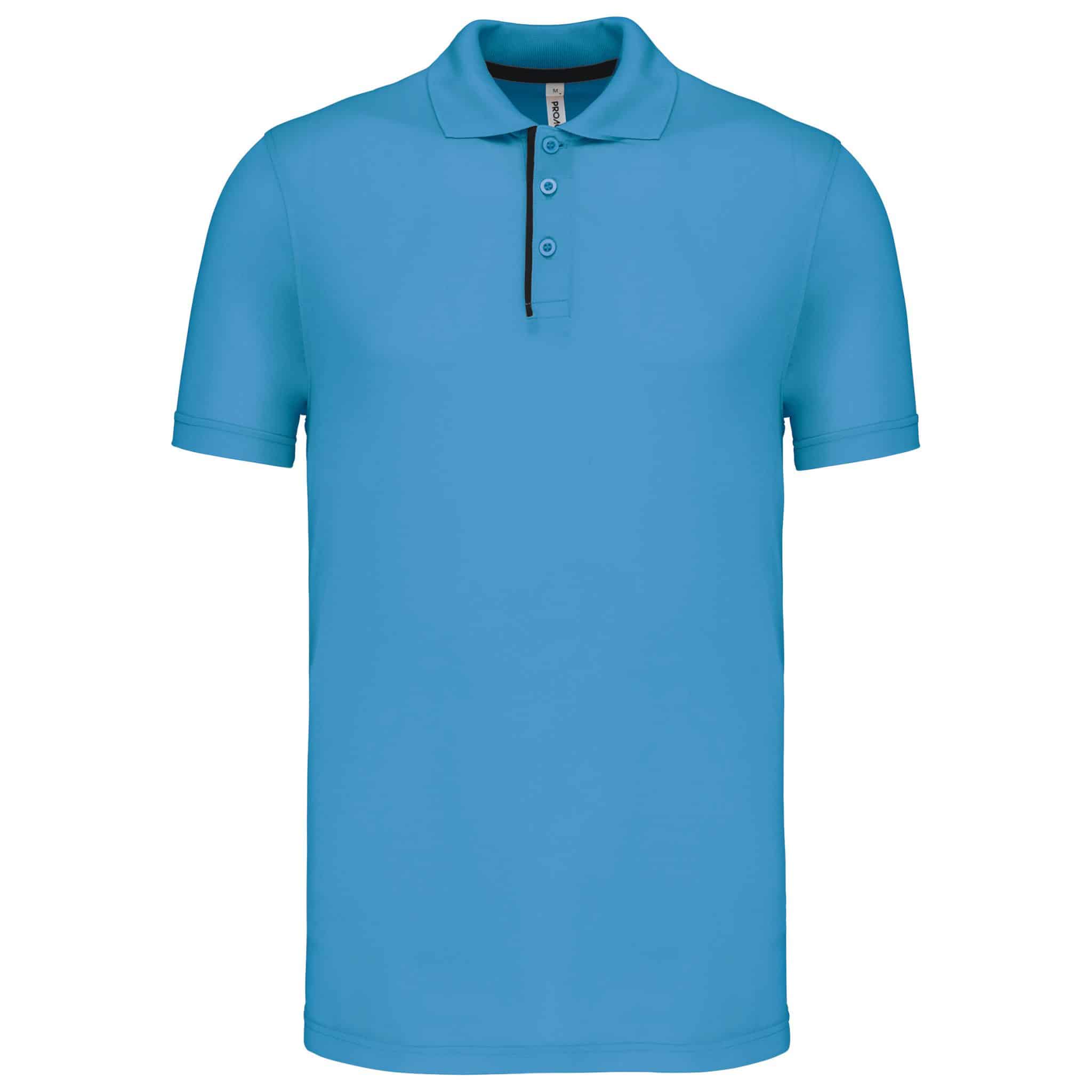 Miniature 6 pour Polo maille piquée sport manches courtes