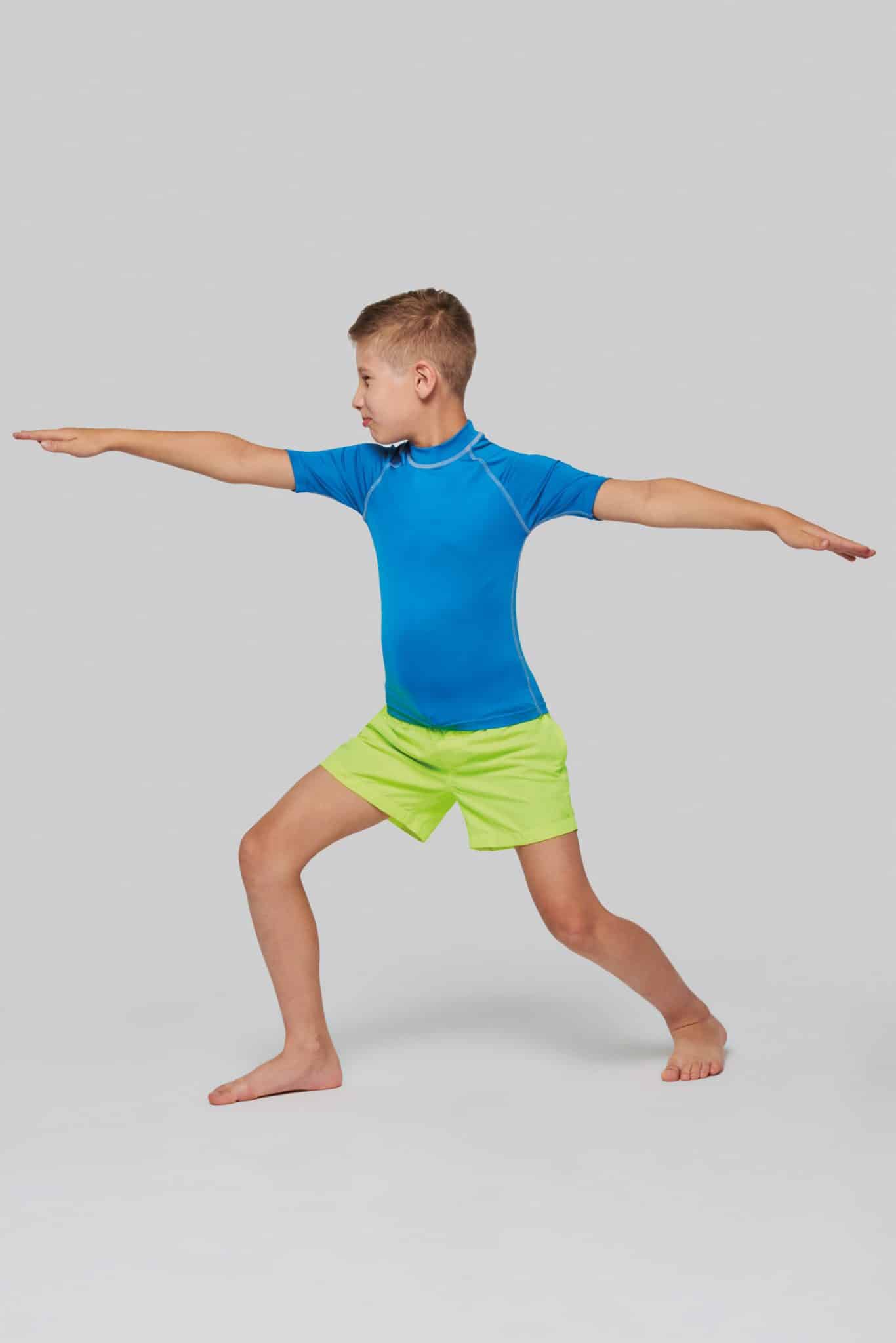 Miniature 4 pour T-shirt technique à manches courtes avec protection anti-UV enfant