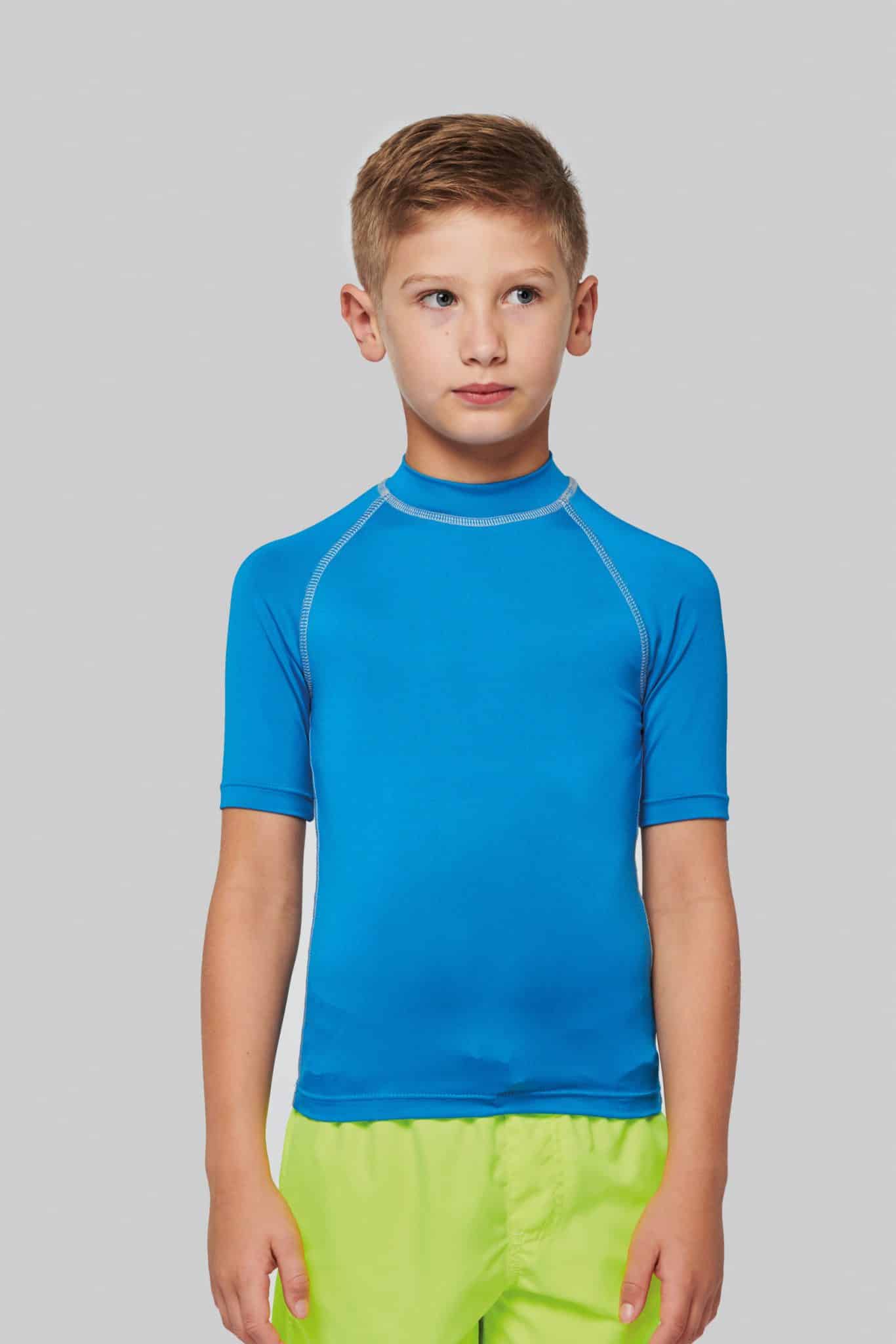 Miniature 1 pour T-shirt technique à manches courtes avec protection anti-UV enfant