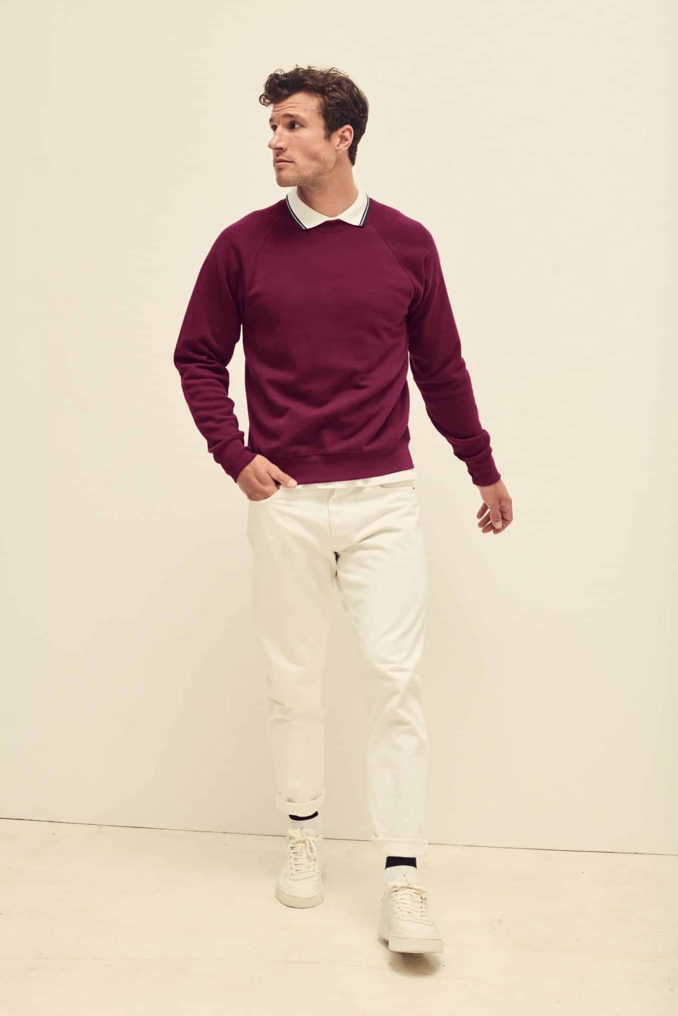 Miniature 1 pour Sweat-shirt manches raglan (62-216-0)