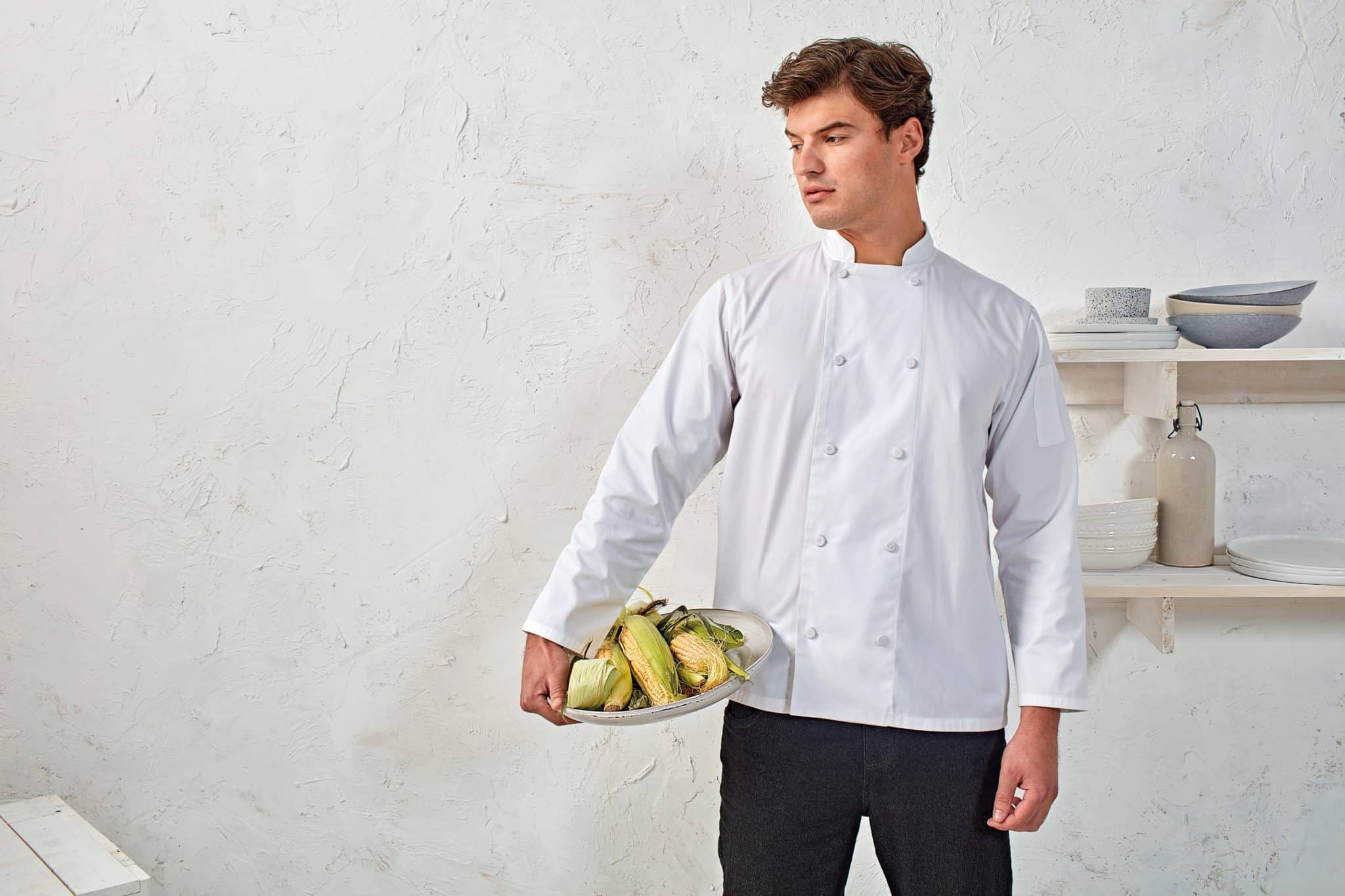 Miniature 3 pour Veste chef cuisinier manches longues Coolchecker®