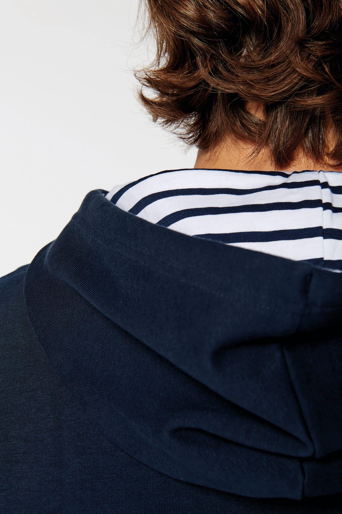 Miniature 16 pour Sweat-shirt à capuche contrastée à motifs unisexe